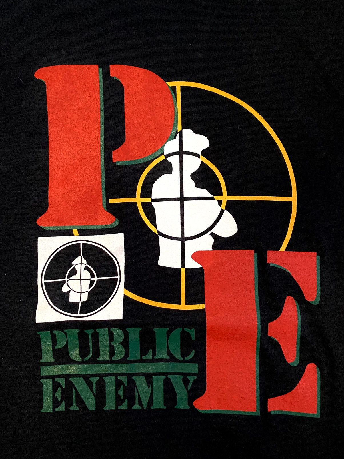 Public Enemy × Vintage 🔥1994 Single Stitch Public Enemy Double Sided Vintage RapTee Size US XL / EU 56 / 4 - 3 Thumbnail