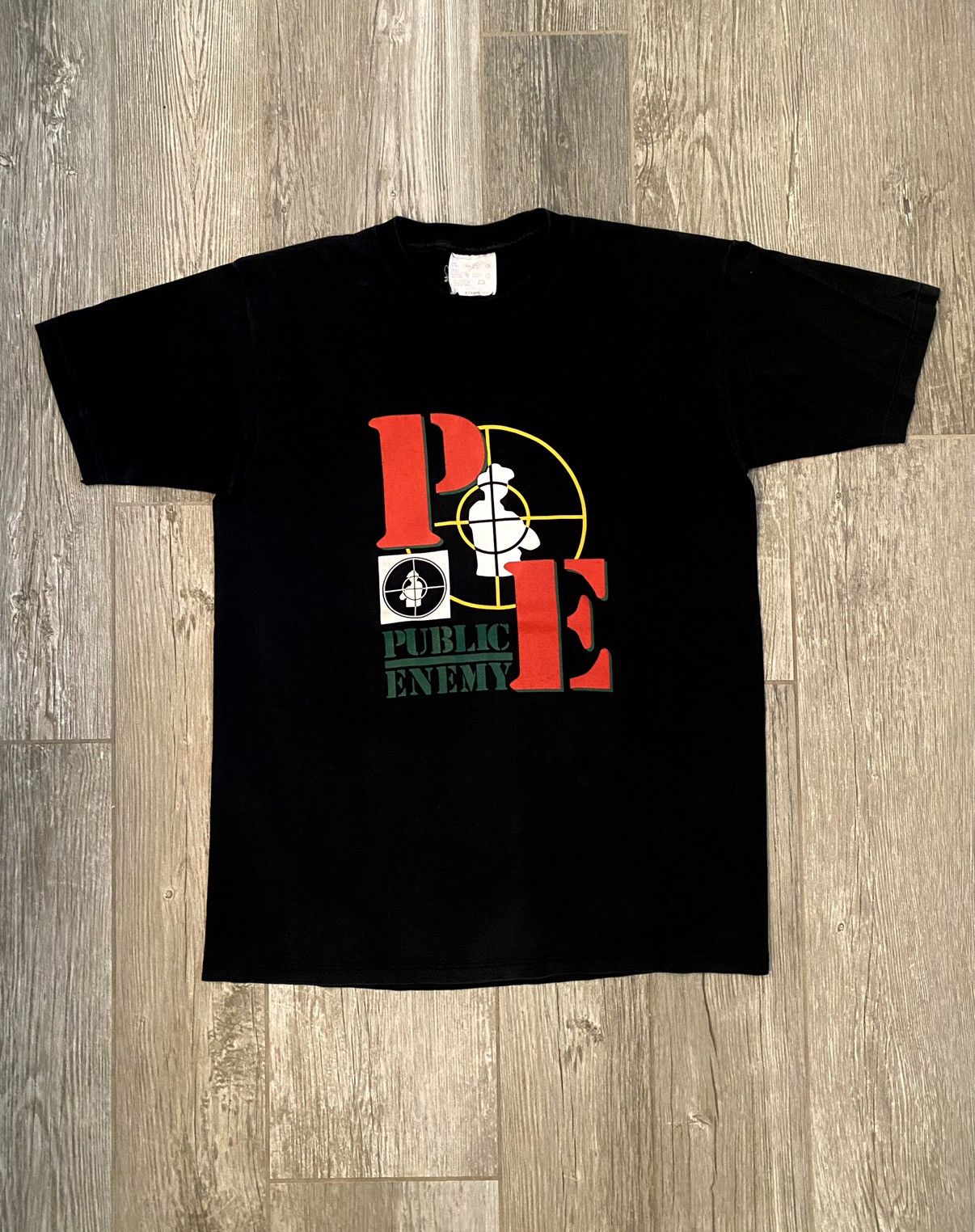 Public Enemy × Vintage 🔥1994 Single Stitch Public Enemy Double Sided Vintage RapTee Size US XL / EU 56 / 4 - 1 Thumbnail