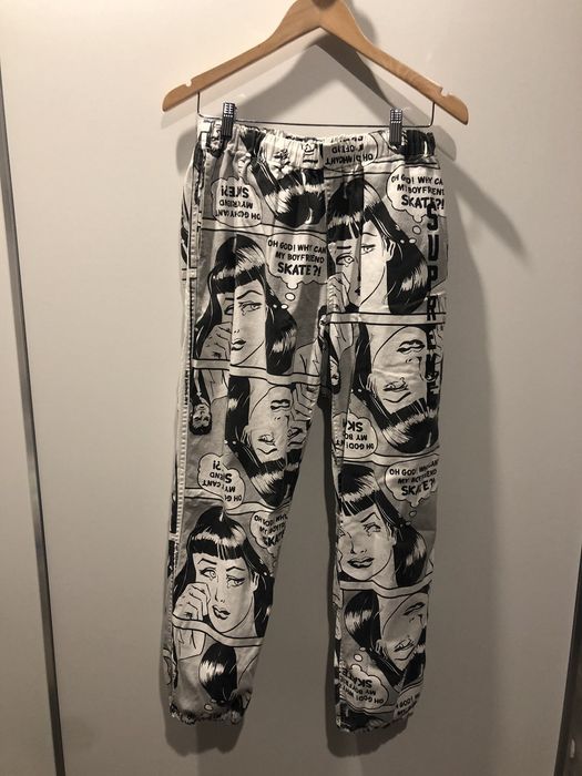 Supreme comic hot sale pants