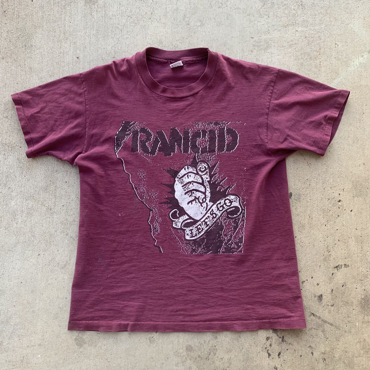 Vintage Vintage 1994 Rancid “lets Go” Punk Band T Shirt Grailed