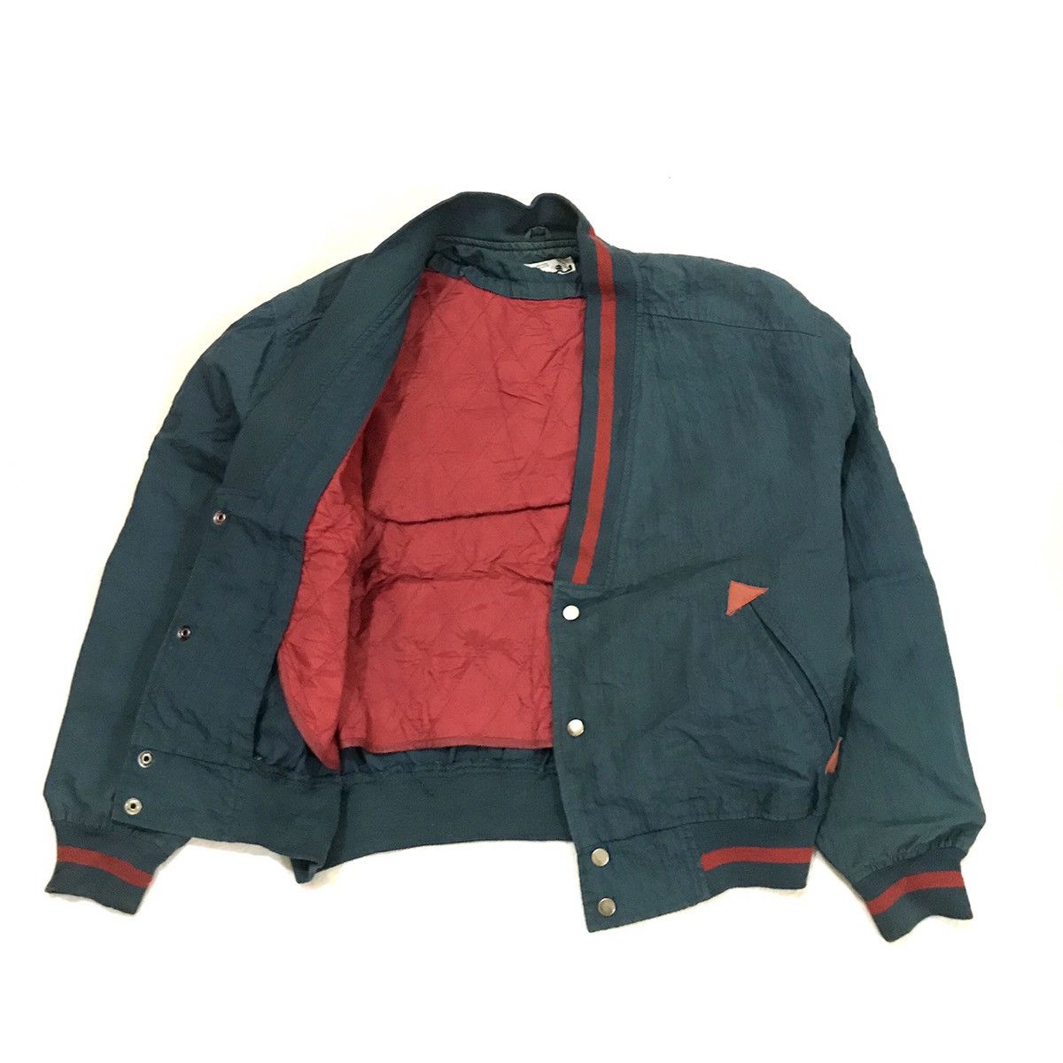 Japanese Brand Vintage japanese brand vneck bomber jacket Size US M / EU 48-50 / 2 - 3 Thumbnail
