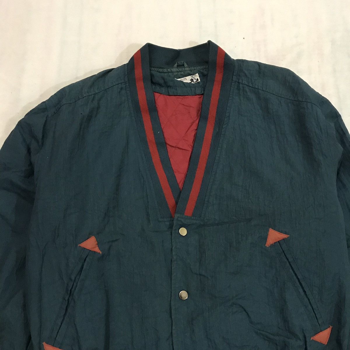 Japanese Brand Vintage japanese brand vneck bomber jacket Size US M / EU 48-50 / 2 - 4 Thumbnail