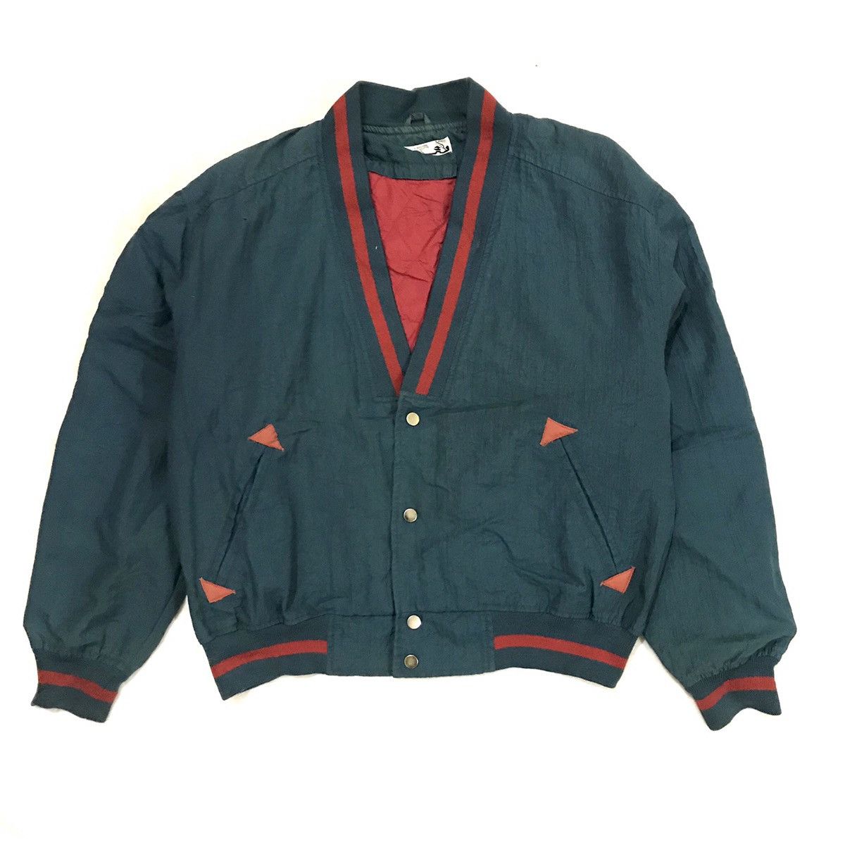 Japanese Brand Vintage japanese brand vneck bomber jacket Size US M / EU 48-50 / 2 - 1 Thumbnail