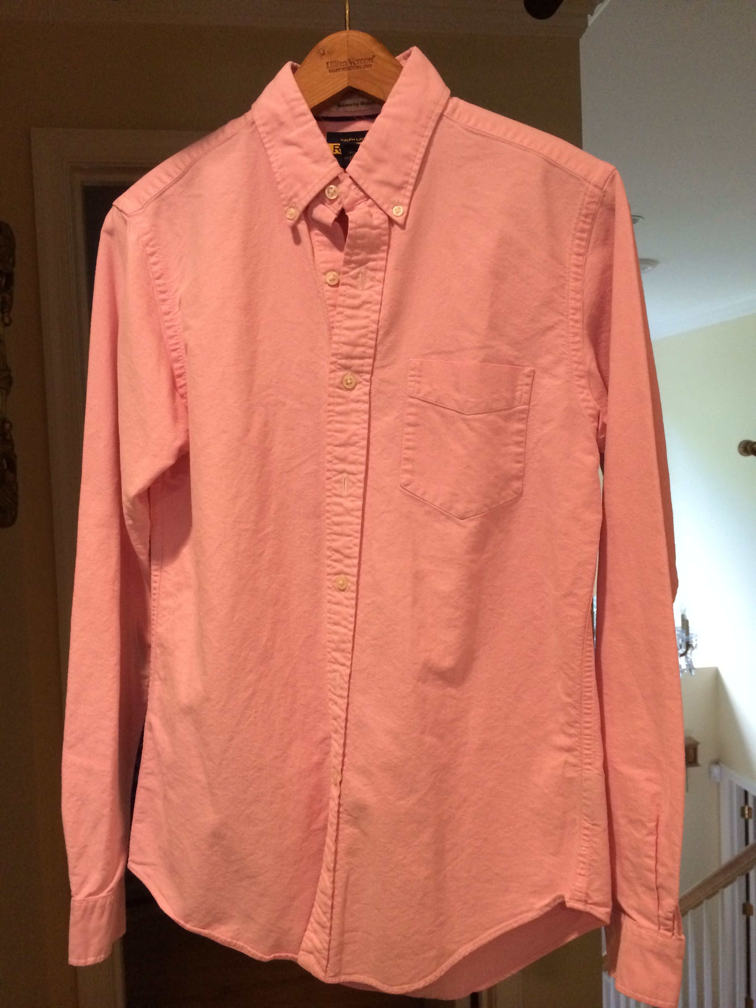Pink Oxford Shirt w/ Pocket