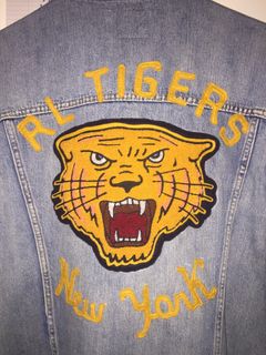 POLO RALPH LAUREN 1967 TIGER BLUE DENIM TRUCKER BIG & TALL JACKET