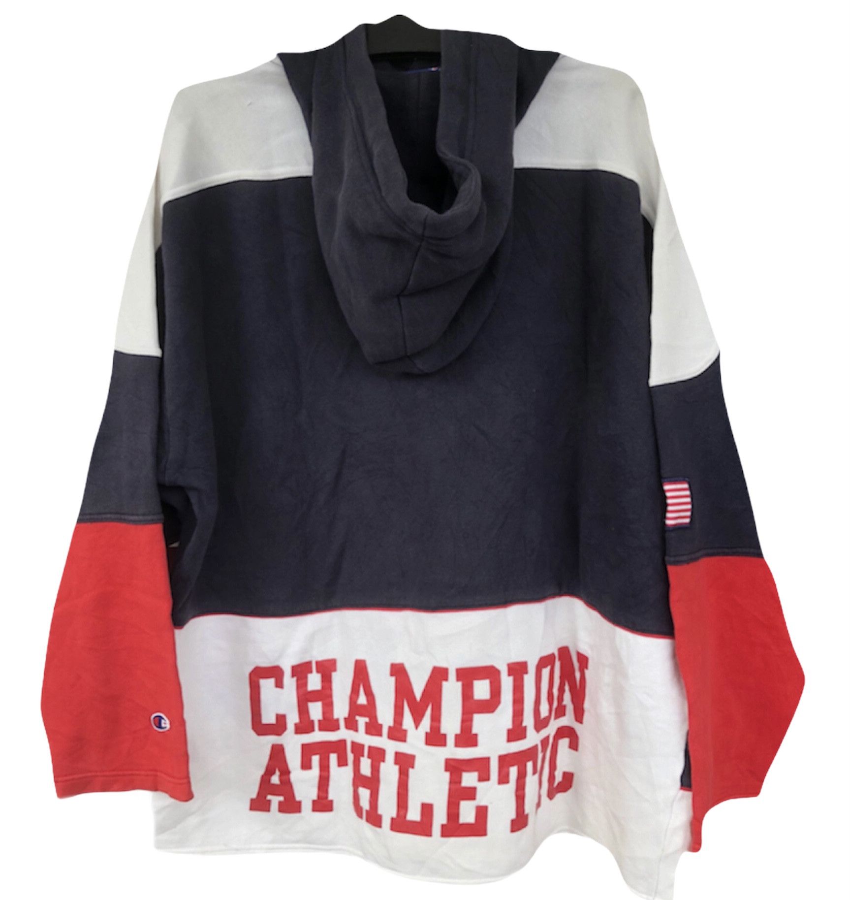 Champion × Hanes Vintage Champion Big Logo Hoodie Size US XL / EU 56 / 4 - 2 Thumbnail