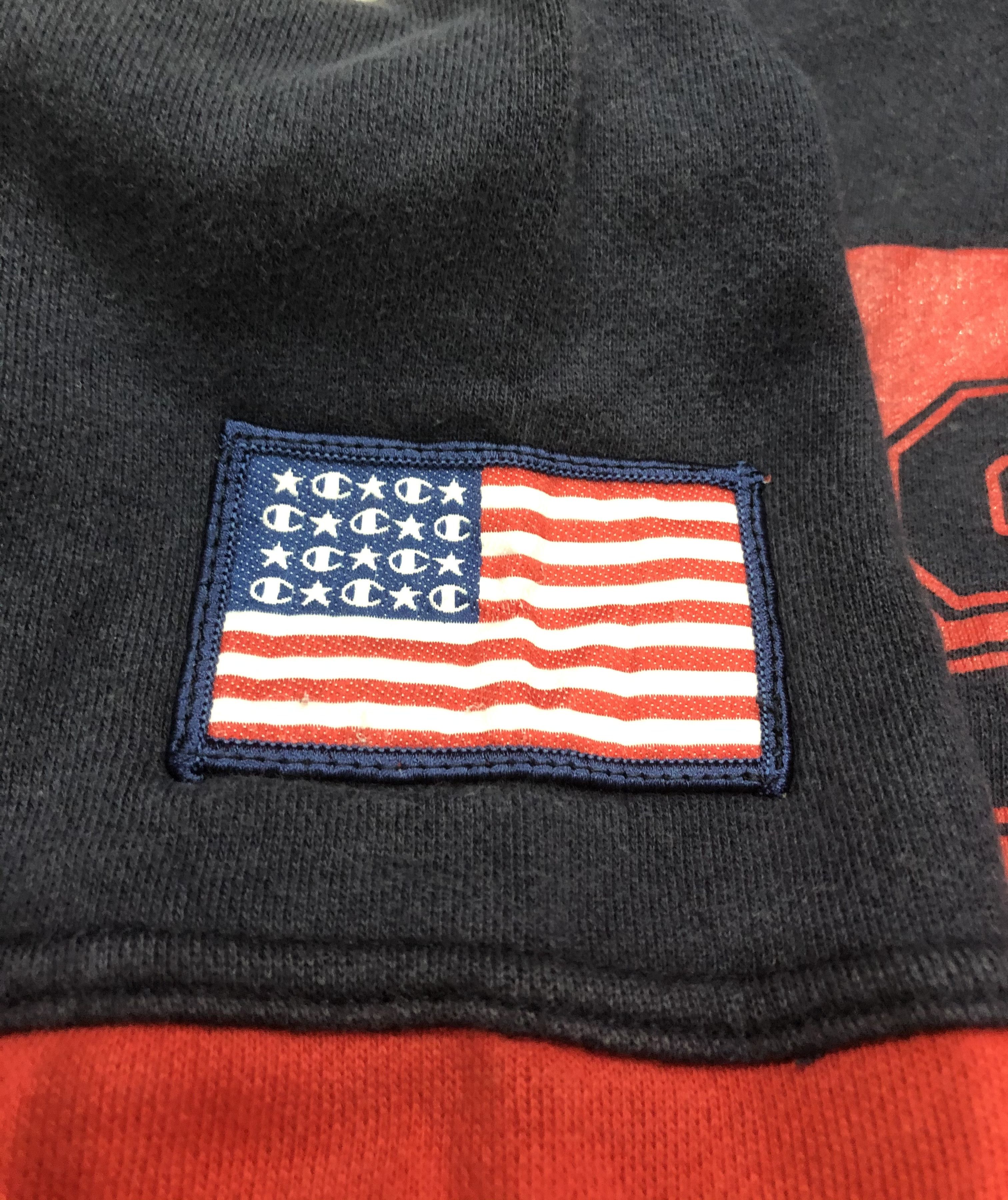 Champion × Hanes Vintage Champion Big Logo Hoodie Size US XL / EU 56 / 4 - 4 Thumbnail