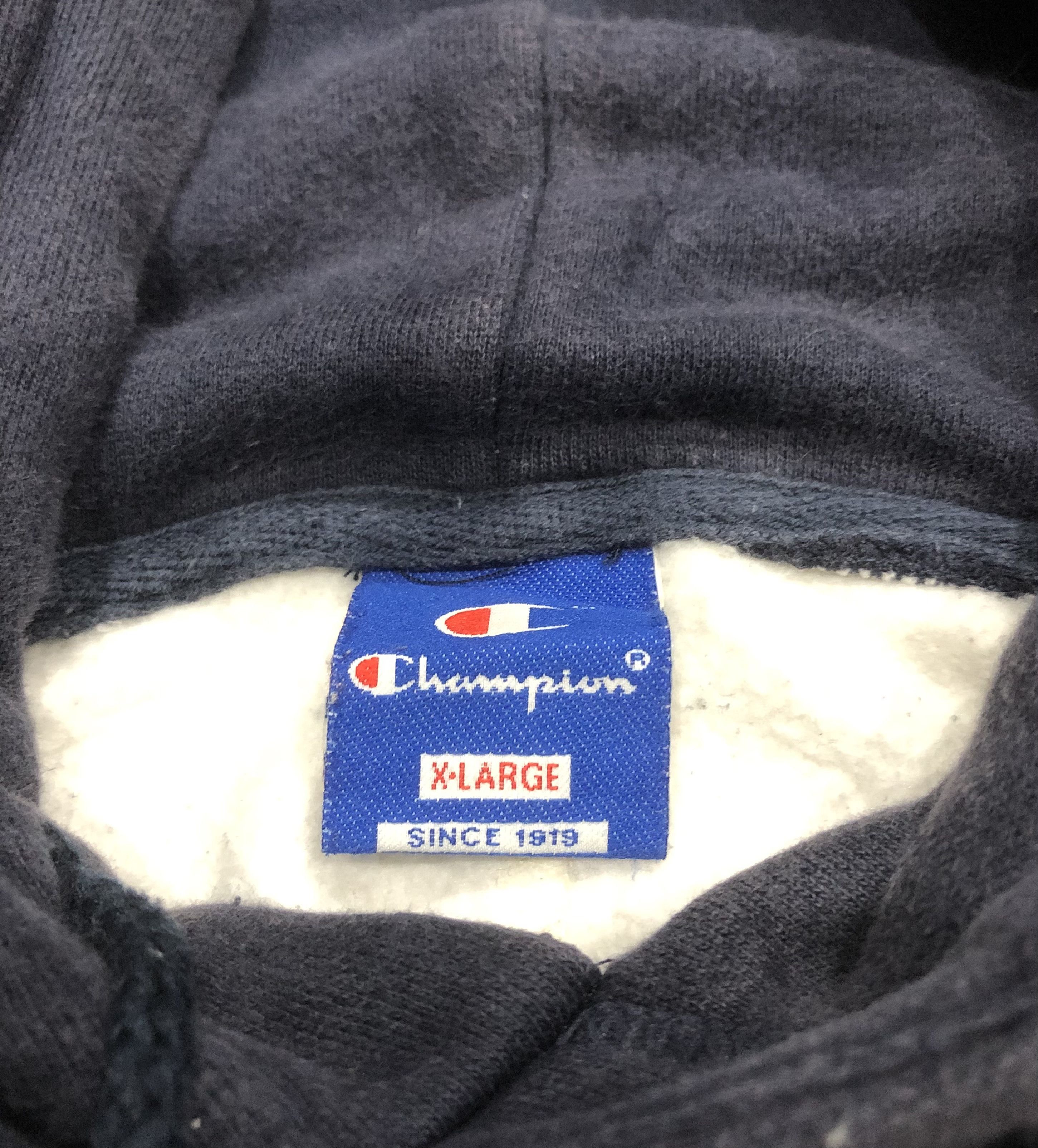 Champion × Hanes Vintage Champion Big Logo Hoodie Size US XL / EU 56 / 4 - 3 Thumbnail