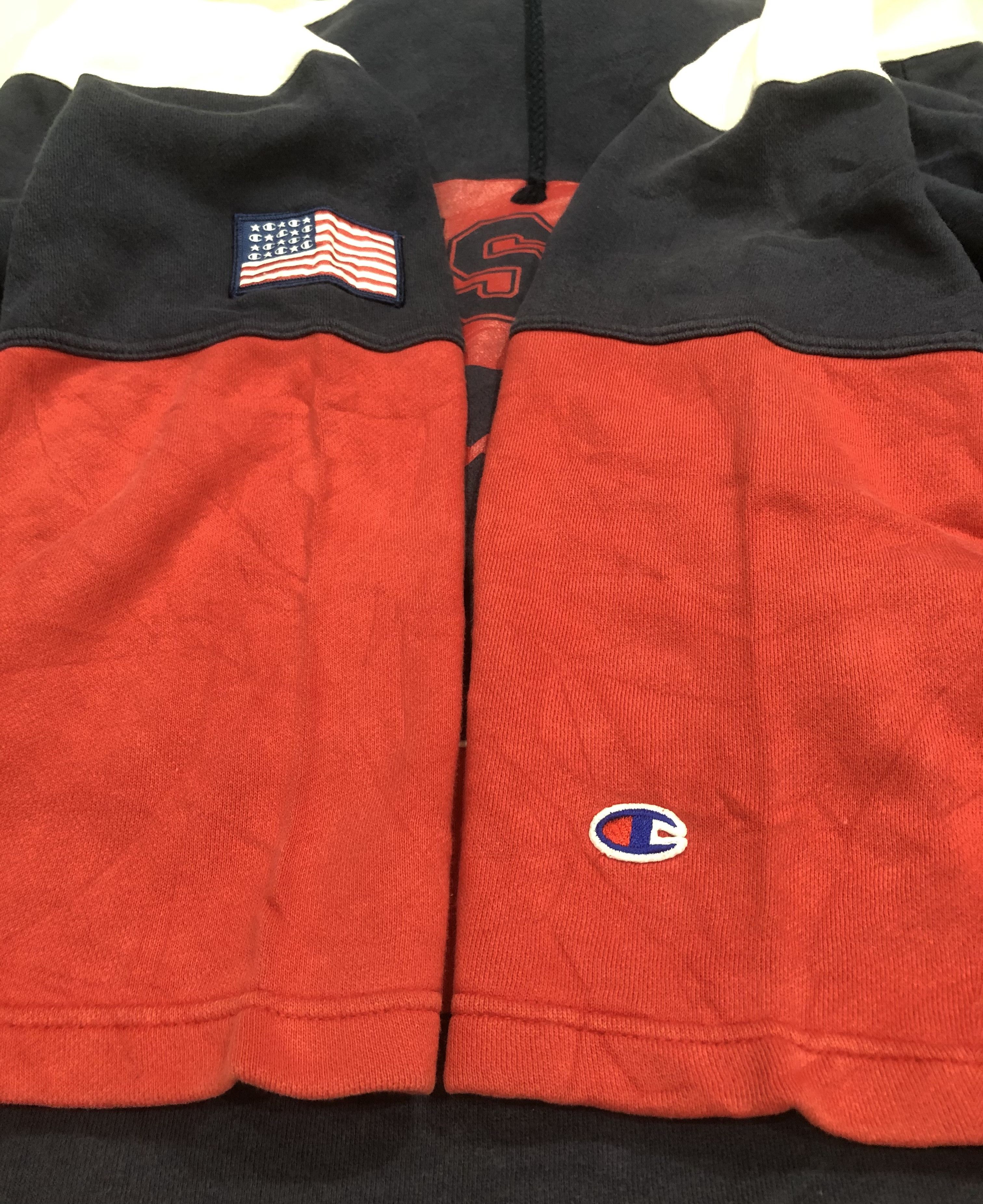 Champion × Hanes Vintage Champion Big Logo Hoodie Size US XL / EU 56 / 4 - 5 Thumbnail