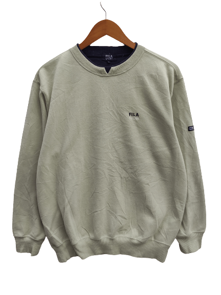 Fila 🔥 Vintage 90s Vintage FILA SPORT sweatshirt small logo Size US M / EU 48-50 / 2 - 1 Thumbnail