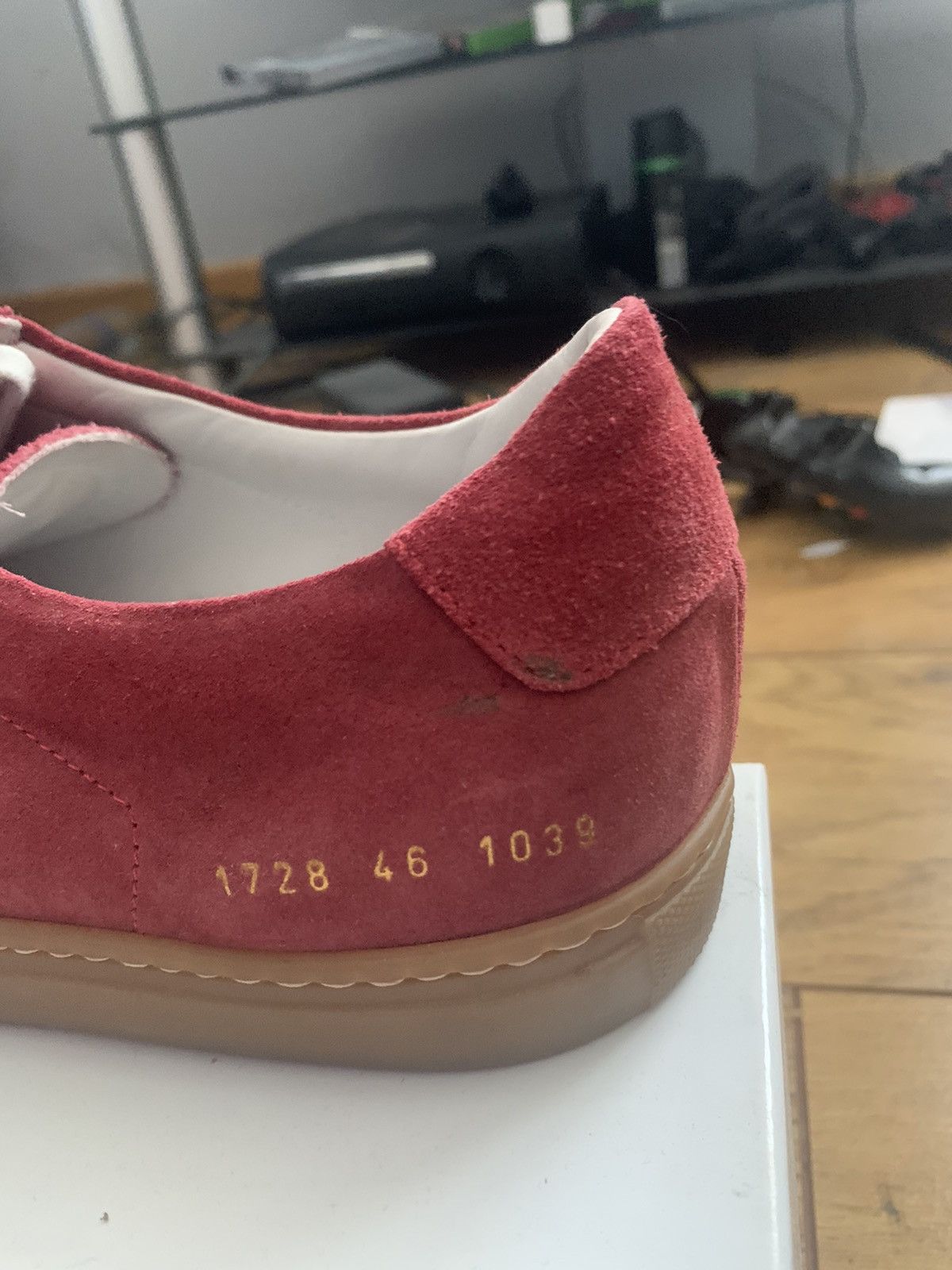 Common Projects (NEED GONE) Common Projects Low Suede Achilles Size US 12.5 / EU 45-46 - 2 Thumbnail