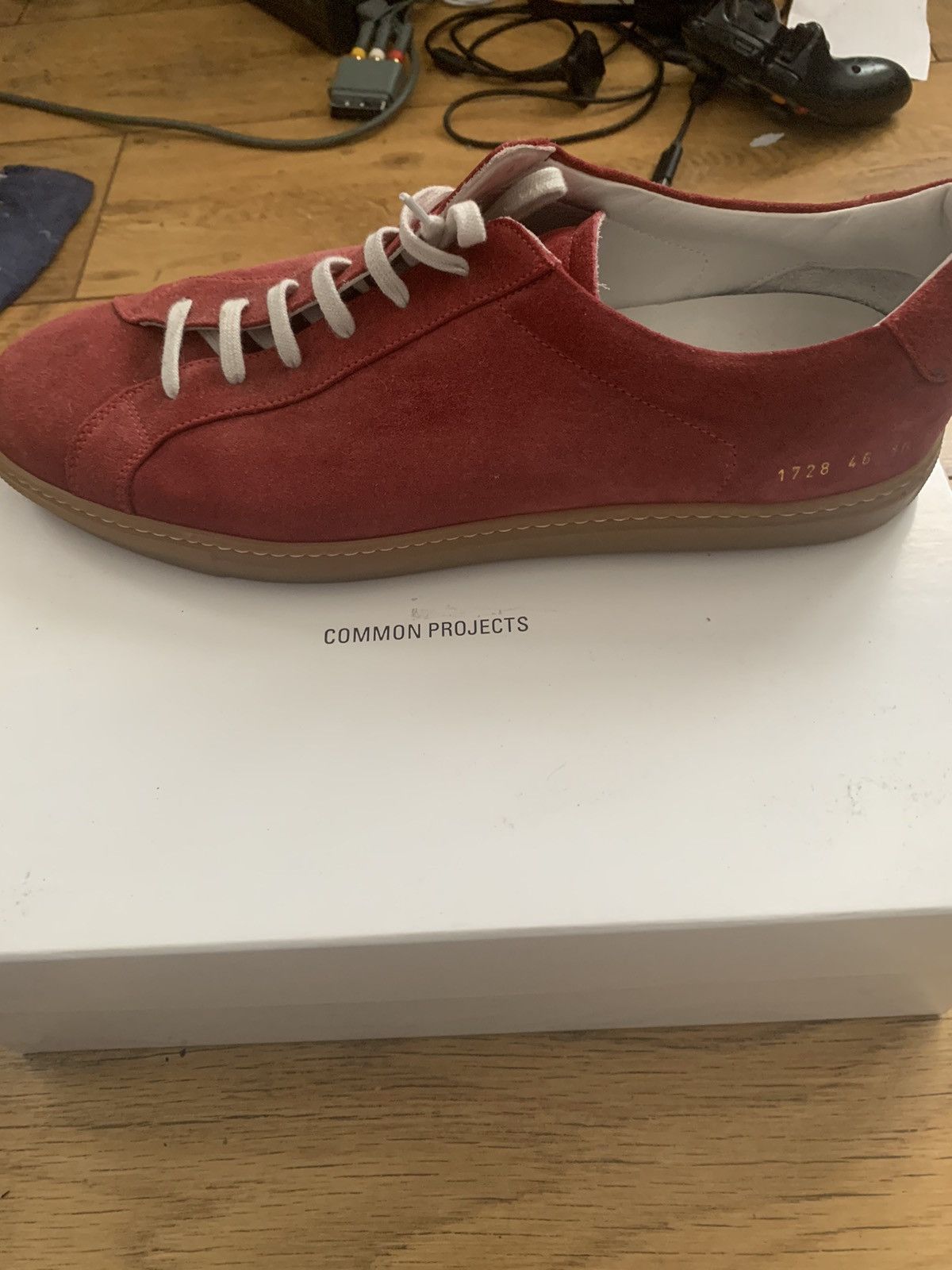 Common Projects (NEED GONE) Common Projects Low Suede Achilles Size US 12.5 / EU 45-46 - 1 Thumbnail