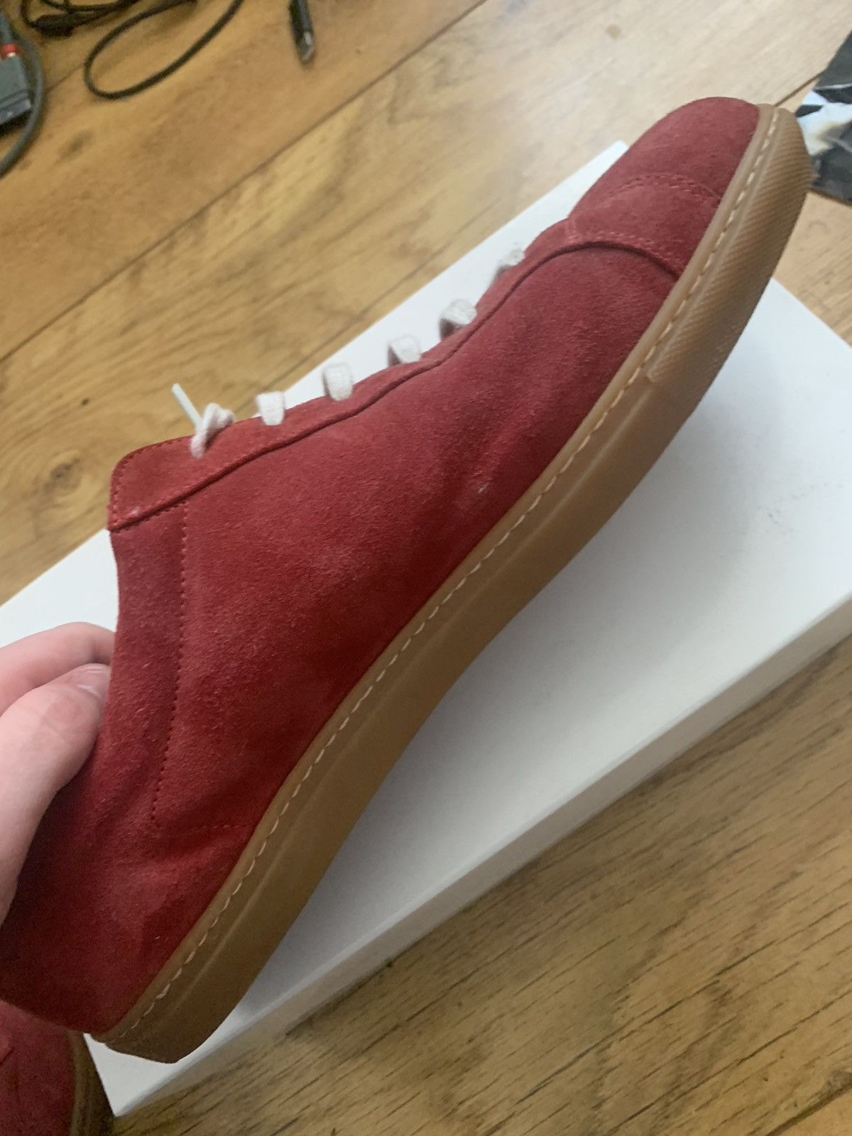 Common Projects (NEED GONE) Common Projects Low Suede Achilles Size US 12.5 / EU 45-46 - 5 Thumbnail