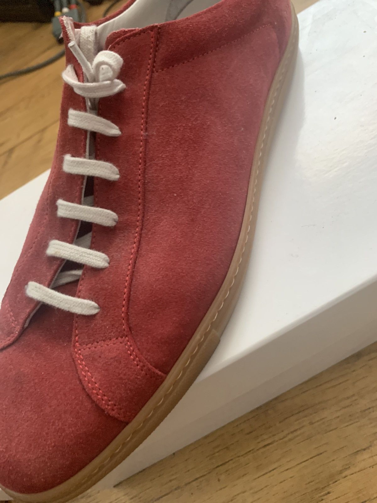 Common Projects (NEED GONE) Common Projects Low Suede Achilles Size US 12.5 / EU 45-46 - 4 Thumbnail