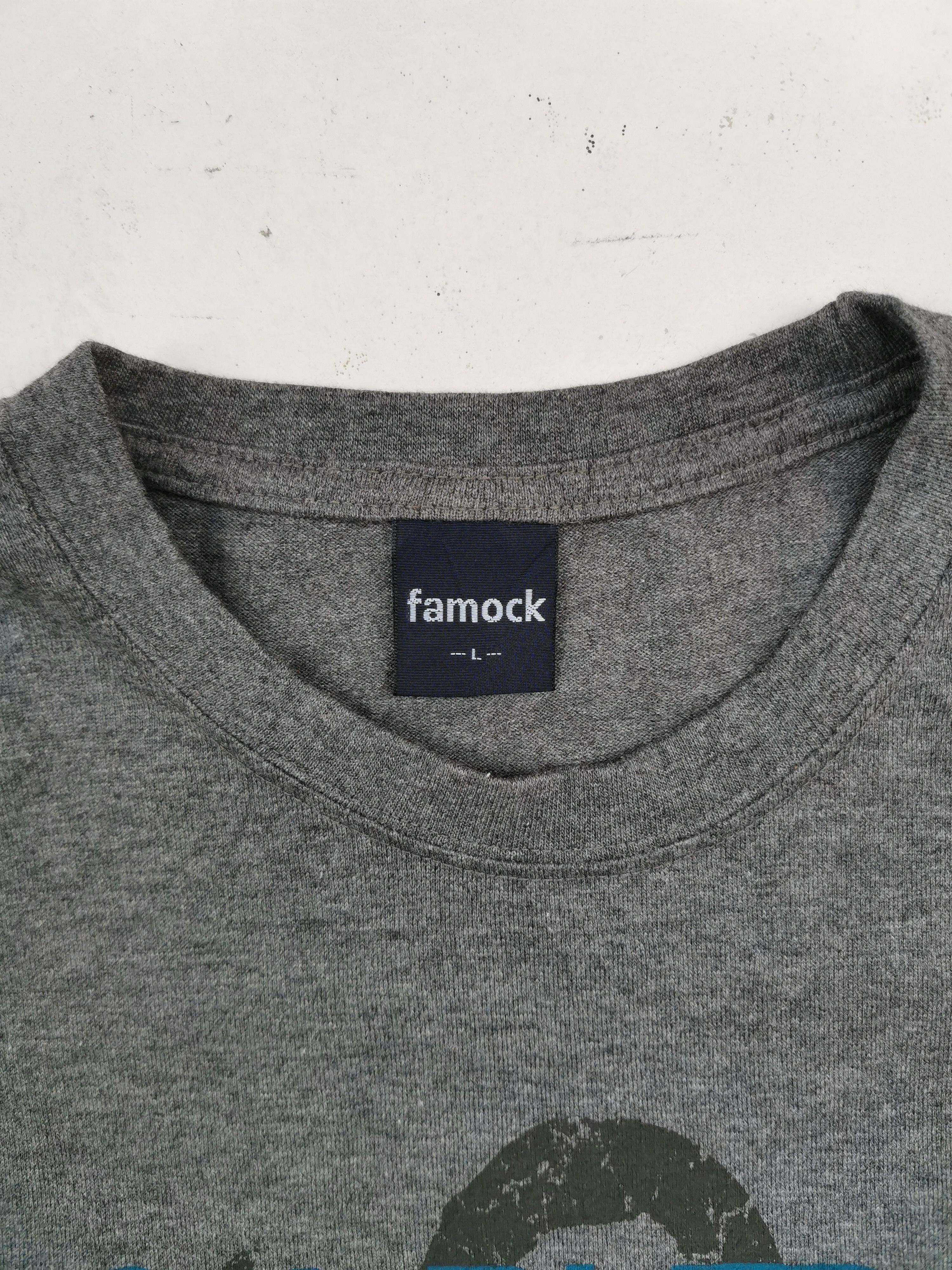 Japanese Brand Famock Asapledge of Love Big Logo shirts Size US L / EU 52-54 / 3 - 4 Thumbnail