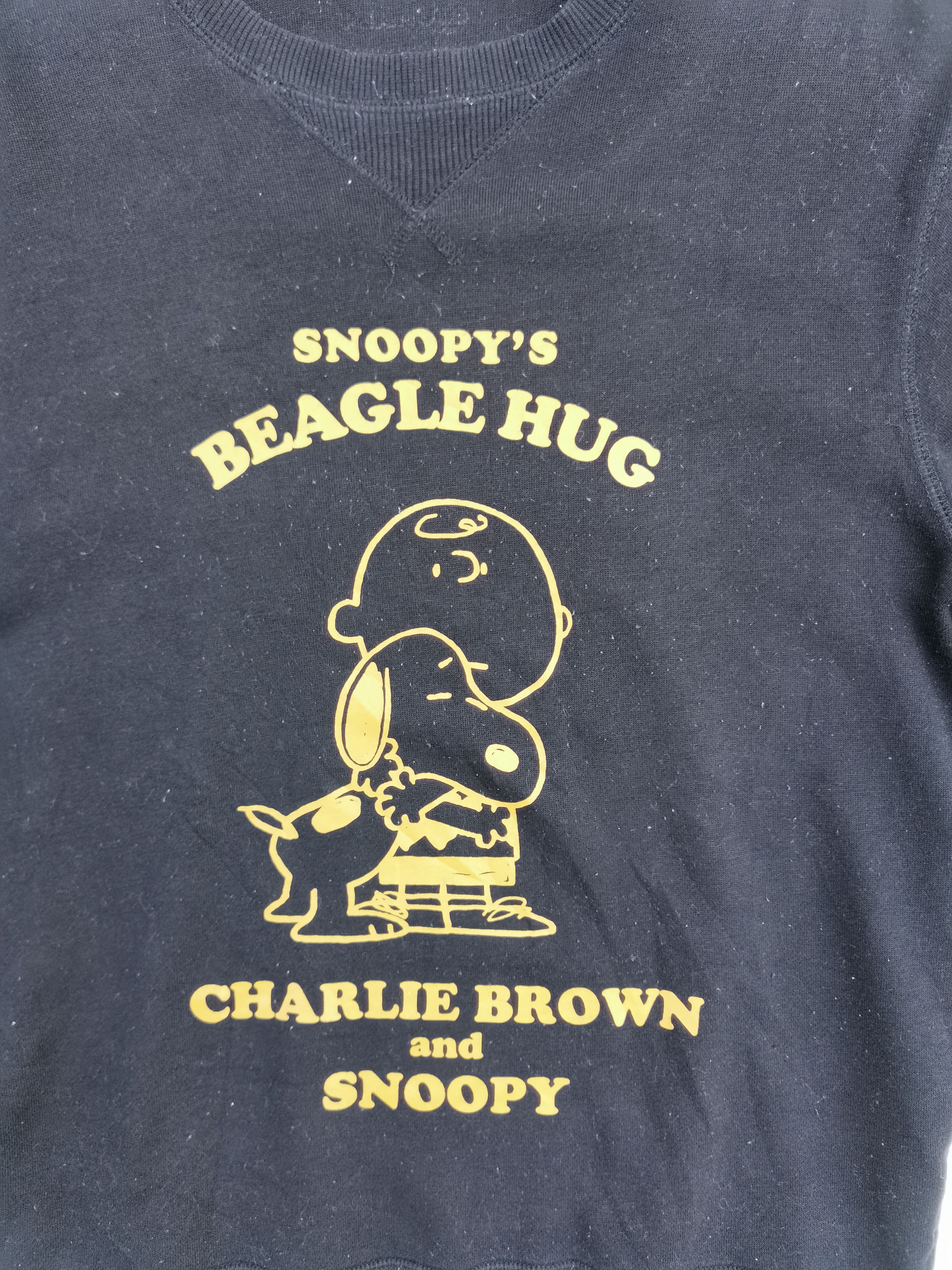 Japanese Brand Snoopy's Beagle Hug, Charlie Brown Big Logo Sweatshirts Size US M / EU 48-50 / 2 - 5 Thumbnail