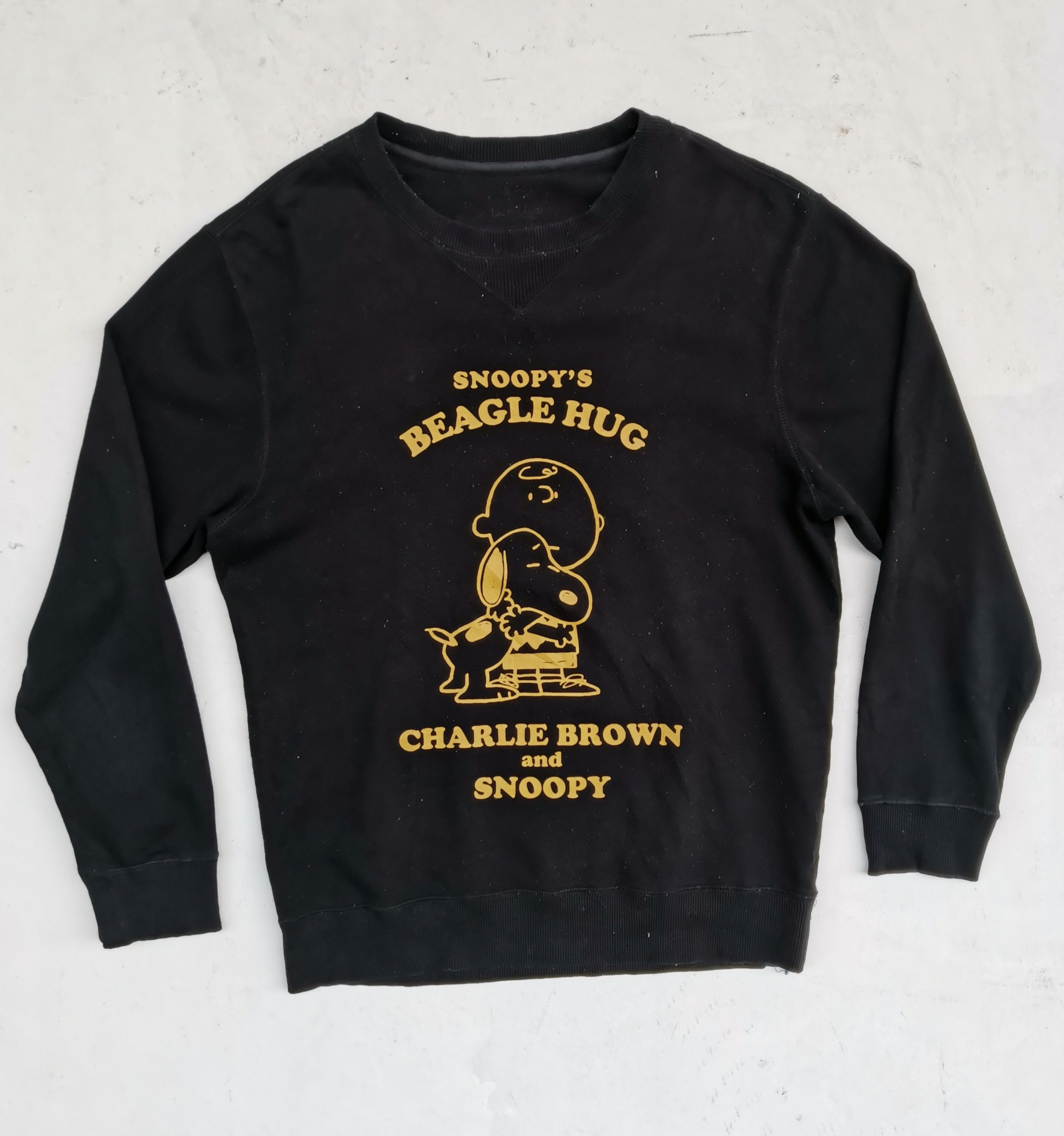 Japanese Brand Snoopy's Beagle Hug, Charlie Brown Big Logo Sweatshirts Size US M / EU 48-50 / 2 - 1 Thumbnail