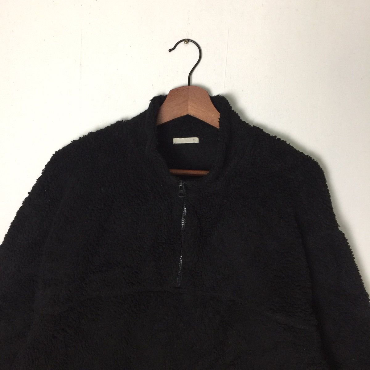 Designer × Japanese Brand Vintage GU Wool Fleece Jacket Half Zipper Size US XL / EU 56 / 4 - 3 Thumbnail
