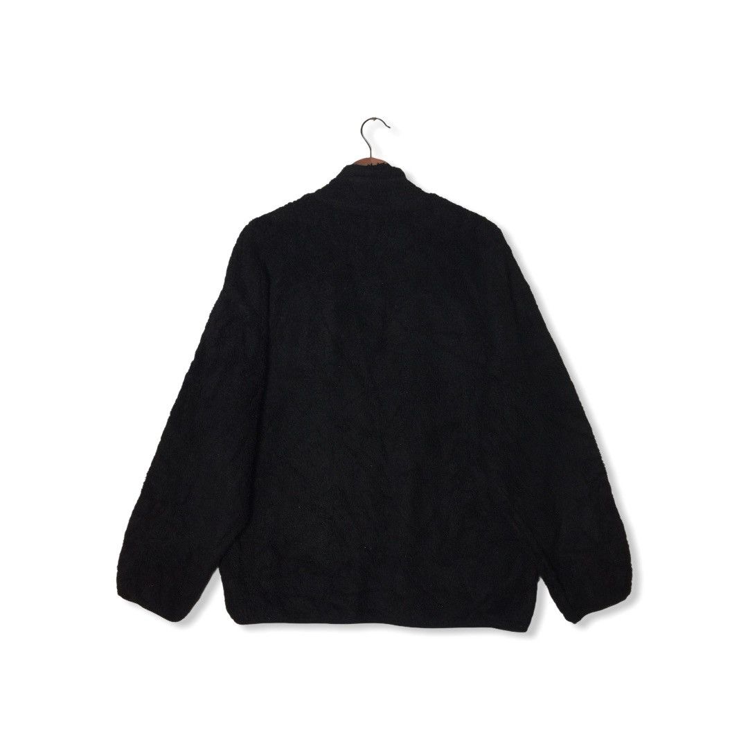 Designer × Japanese Brand Vintage GU Wool Fleece Jacket Half Zipper Size US XL / EU 56 / 4 - 2 Thumbnail