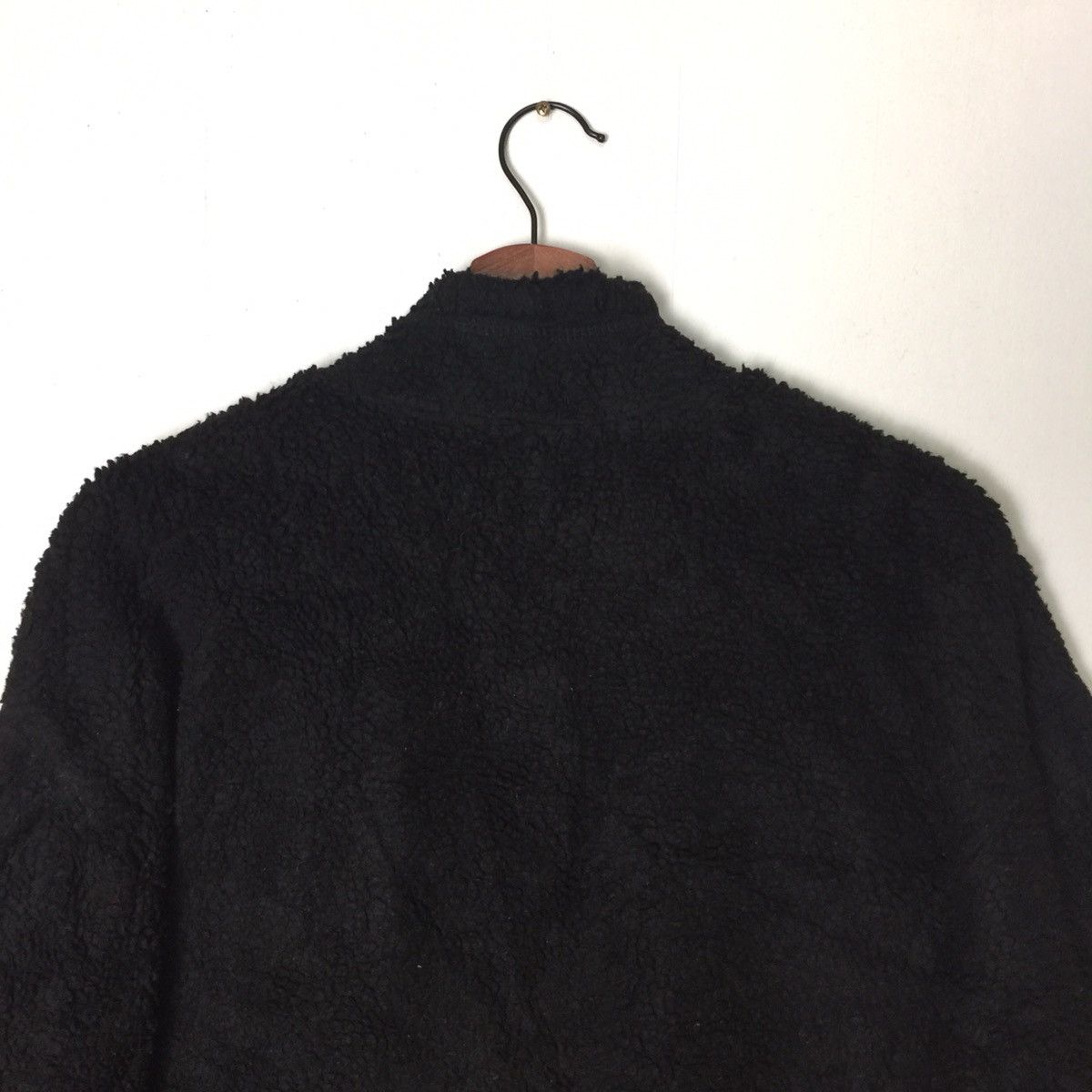 Designer × Japanese Brand Vintage GU Wool Fleece Jacket Half Zipper Size US XL / EU 56 / 4 - 4 Thumbnail