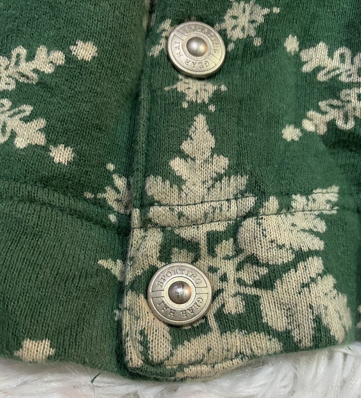 Hai Sporting Gear × Issey Miyake HAI SPORTING GEAR Snowflake Button Up Sweatshirt Size US M / EU 48-50 / 2 - 7 Thumbnail