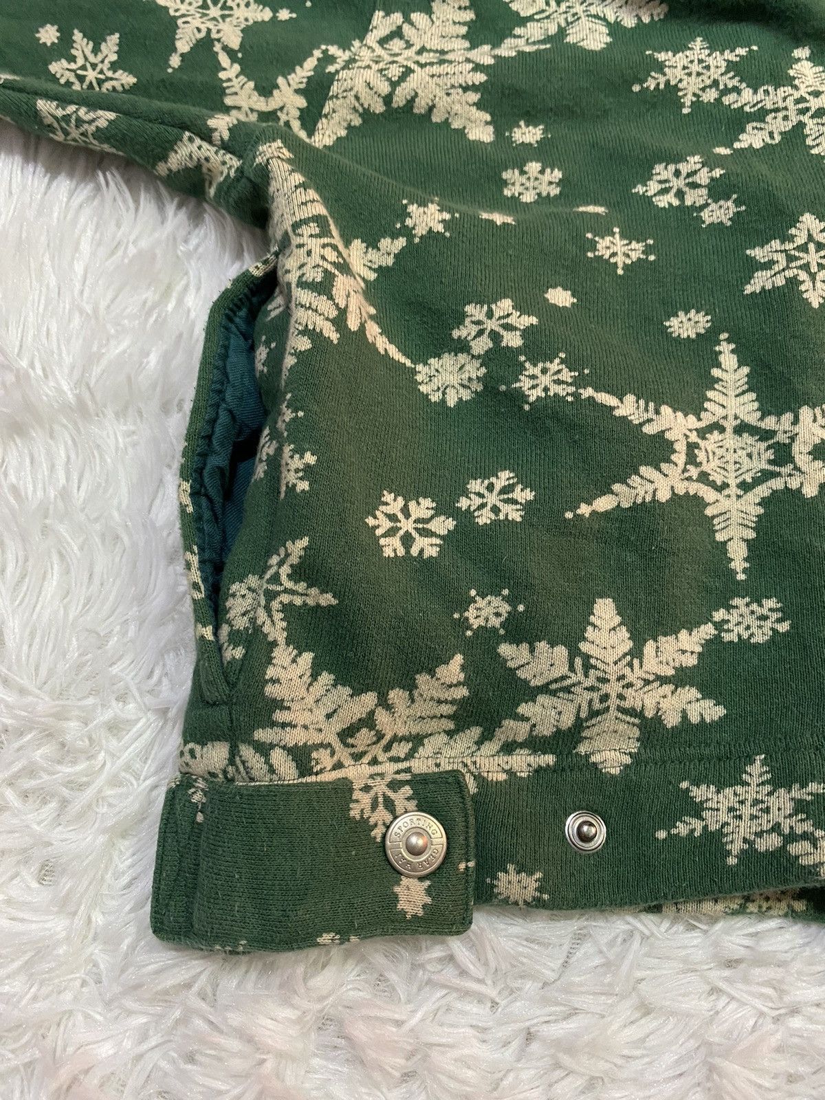 Hai Sporting Gear × Issey Miyake HAI SPORTING GEAR Snowflake Button Up Sweatshirt Size US M / EU 48-50 / 2 - 8 Thumbnail