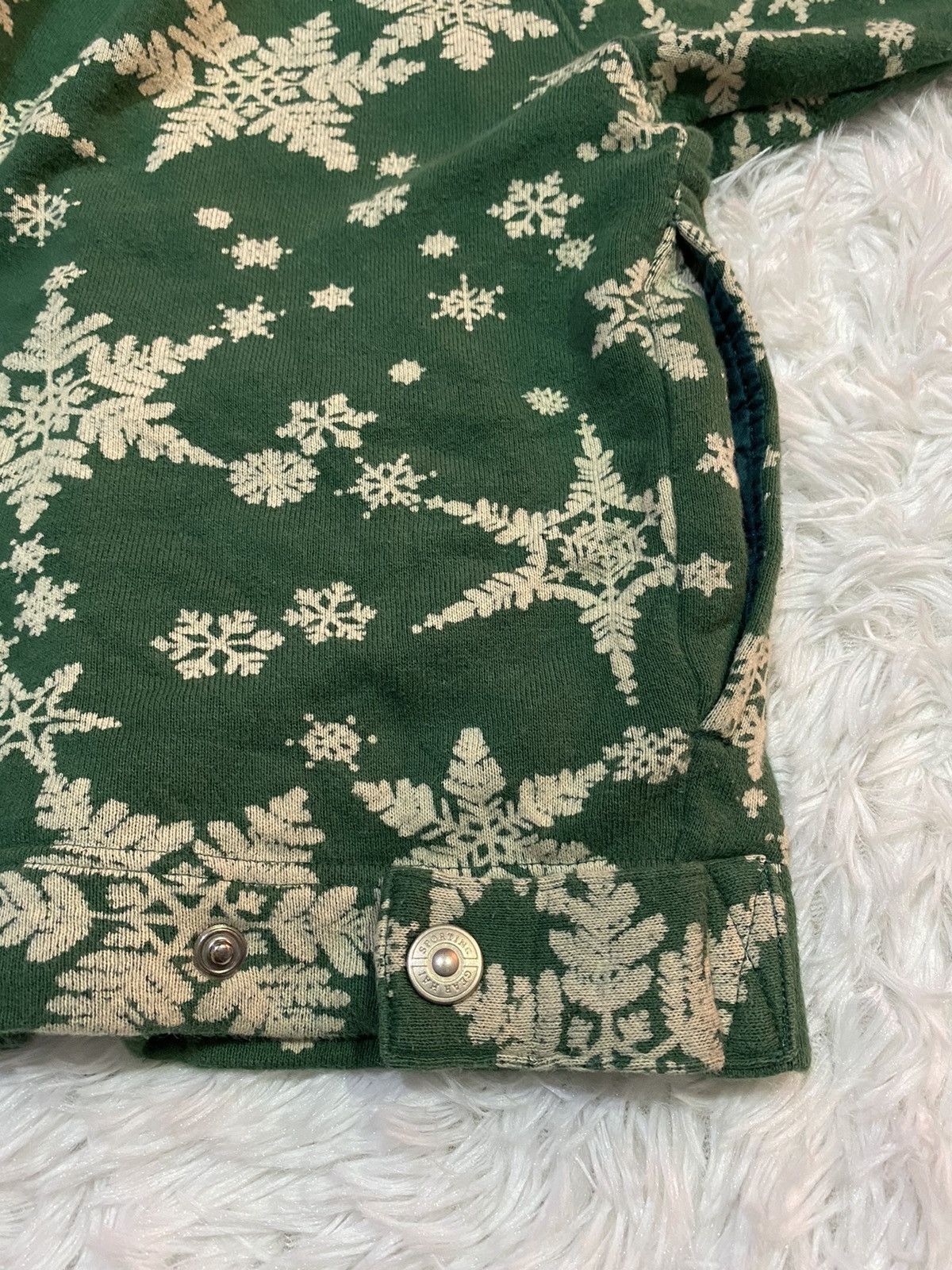 Hai Sporting Gear × Issey Miyake HAI SPORTING GEAR Snowflake Button Up Sweatshirt Size US M / EU 48-50 / 2 - 9 Thumbnail