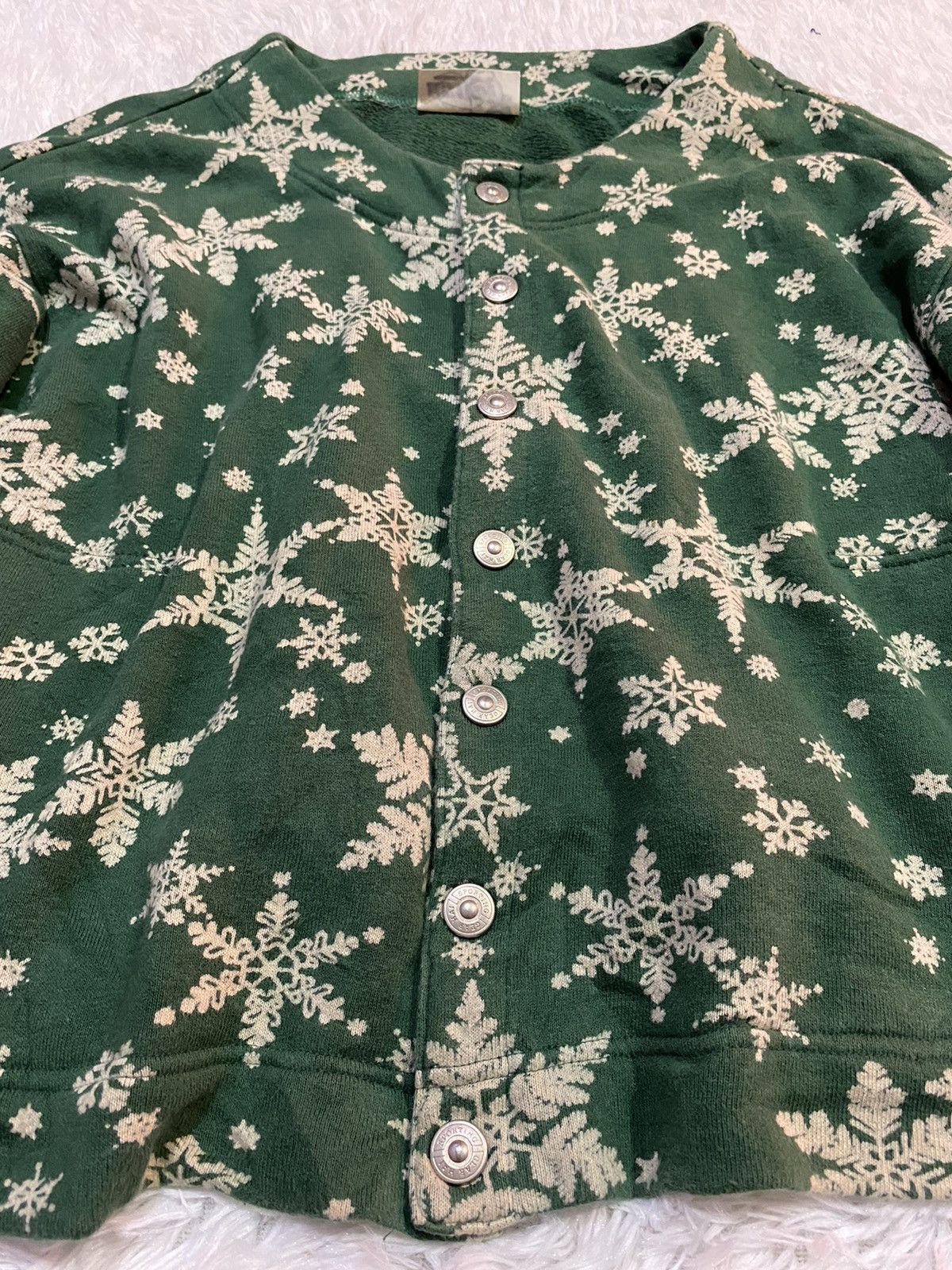 Hai Sporting Gear × Issey Miyake HAI SPORTING GEAR Snowflake Button Up Sweatshirt Size US M / EU 48-50 / 2 - 6 Thumbnail