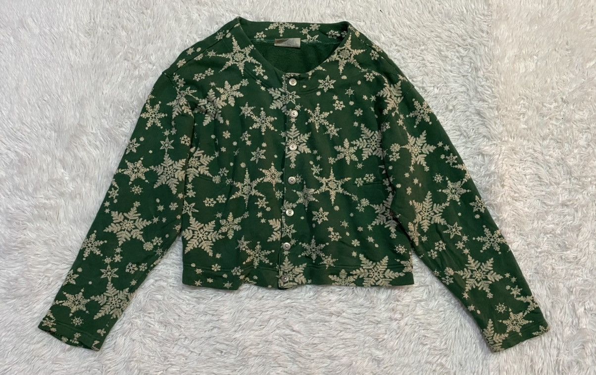 Hai Sporting Gear × Issey Miyake HAI SPORTING GEAR Snowflake Button Up Sweatshirt Size US M / EU 48-50 / 2 - 1 Thumbnail