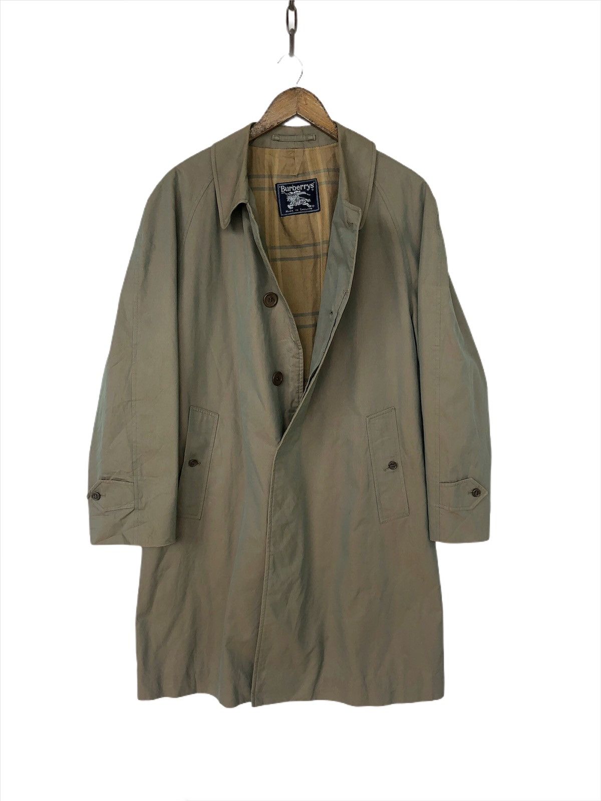 Vintage Burberry's Nova Checked Gradient Trench Coat