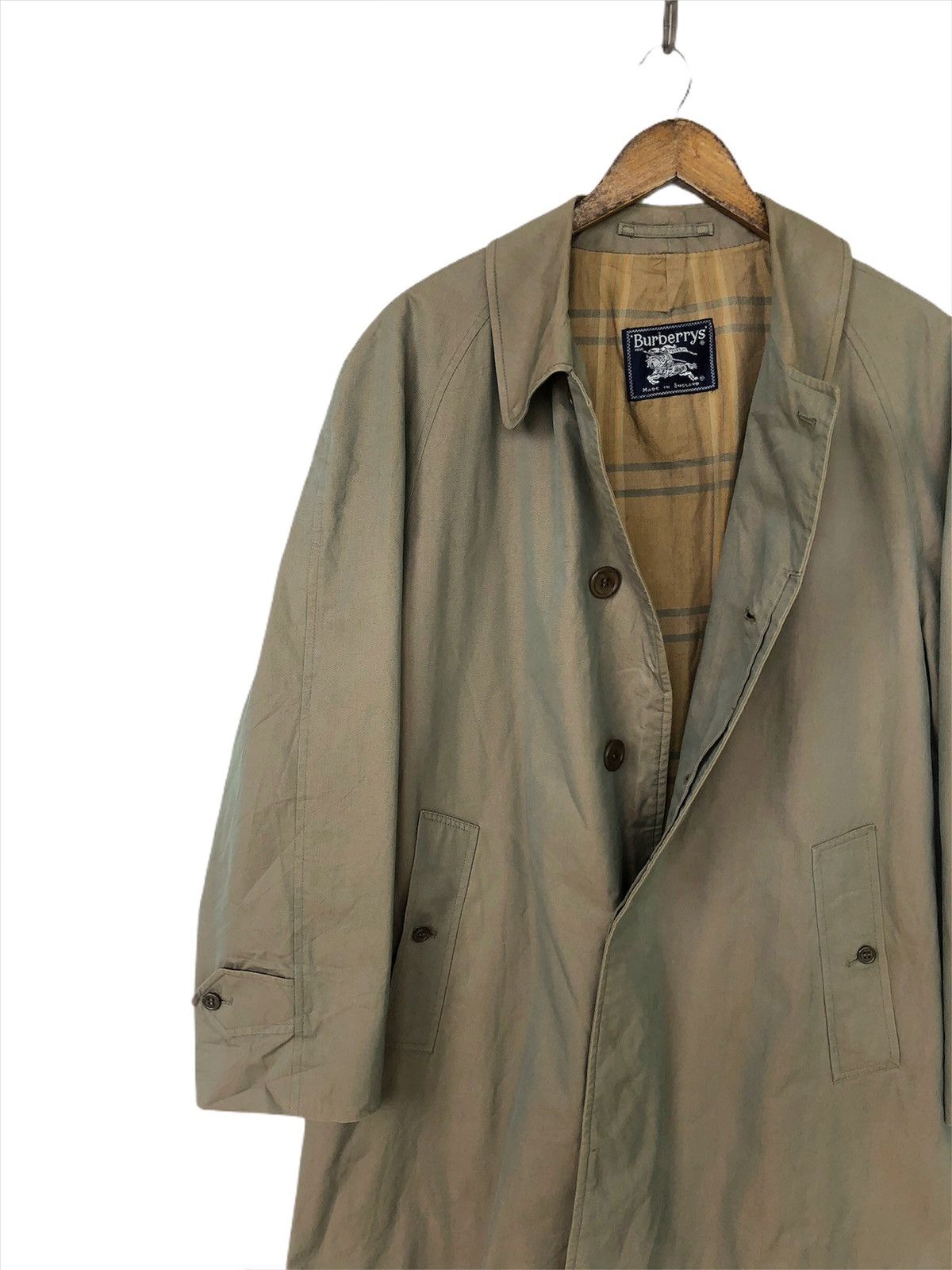 Burberry Vintage Burberry's Nova Checked Gradient Trench Coat Size US L / EU 52-54 / 3 - 2 Thumbnail