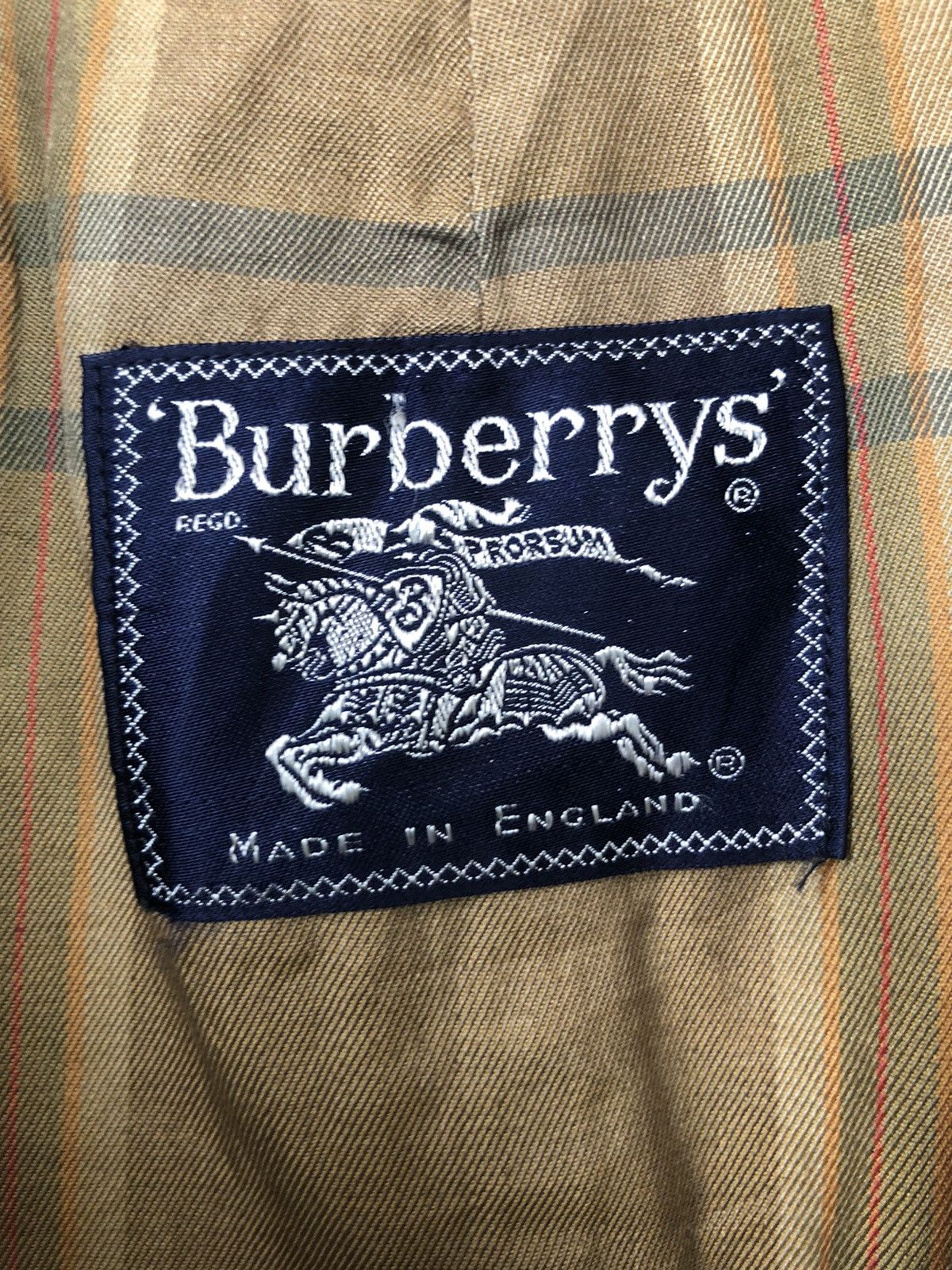 Burberry Vintage Burberry's Nova Checked Gradient Trench Coat Size US L / EU 52-54 / 3 - 6 Thumbnail