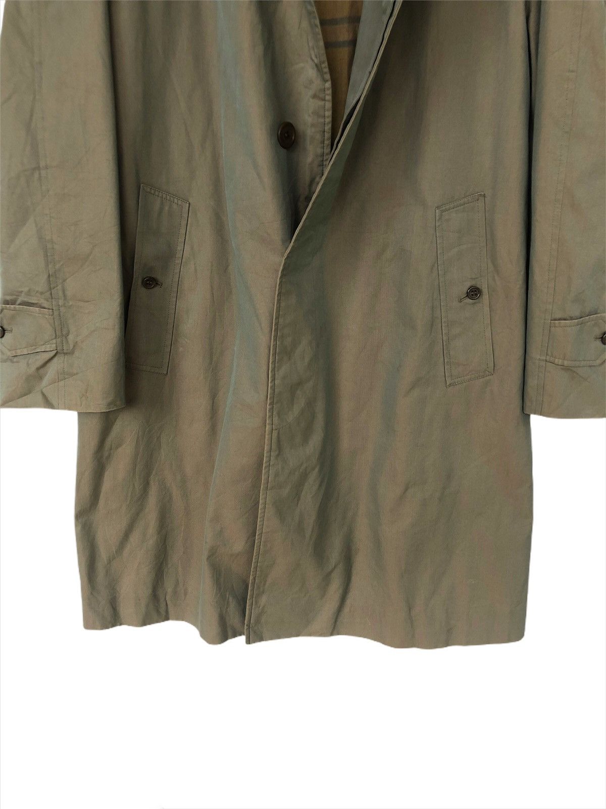 Burberry Vintage Burberry's Nova Checked Gradient Trench Coat Size US L / EU 52-54 / 3 - 3 Thumbnail