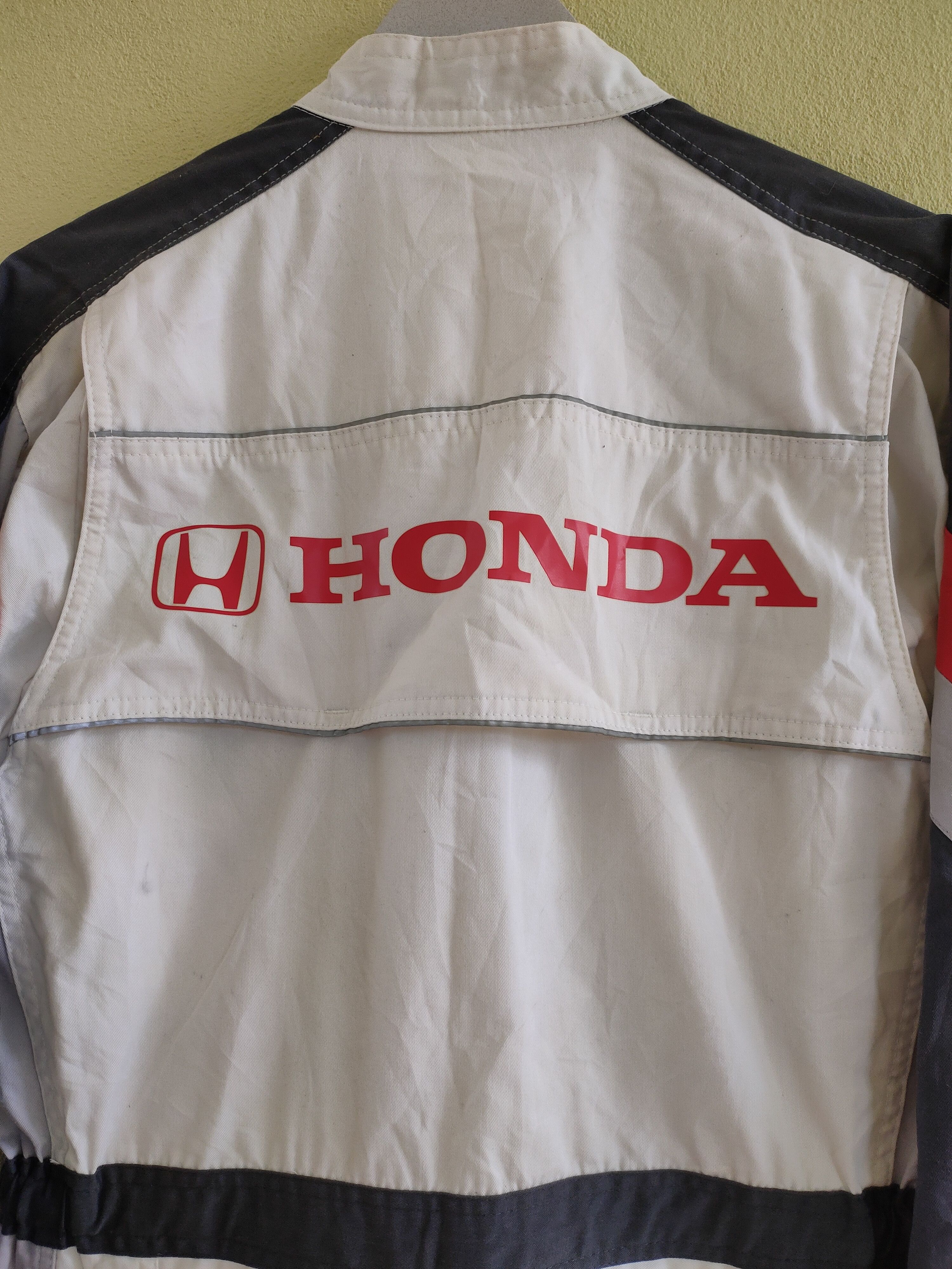 image of Honda Jumpsuit Overalls / Coveralls in White, Men's (Size 34)
