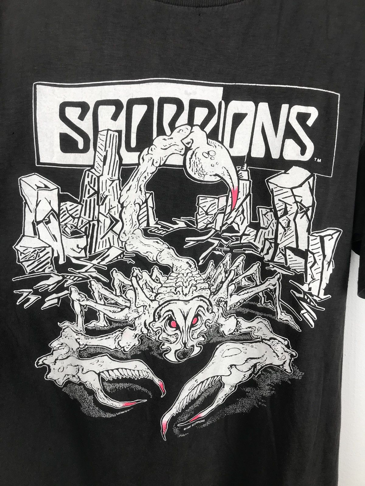 Vintage 90/91 Scorpions Tease Me Please Me Tour T Shirt
