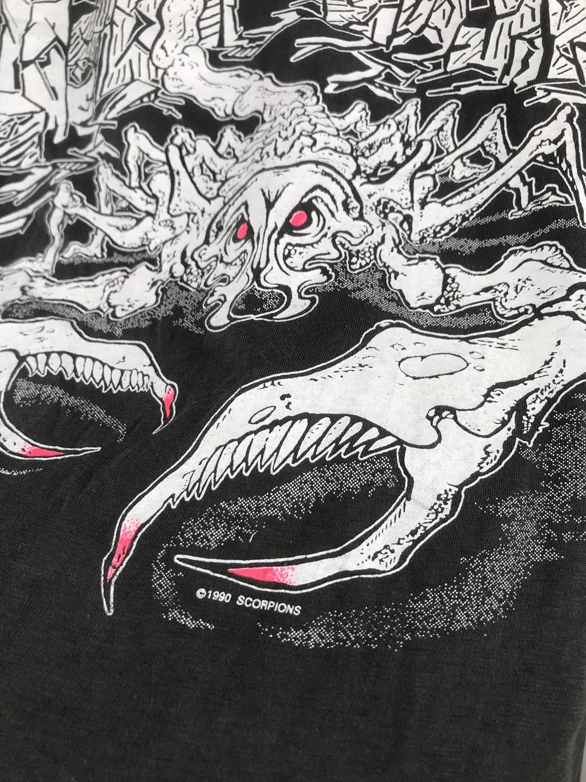 Vintage 90/91 Scorpions Tease Me Please Me Tour T Shirt