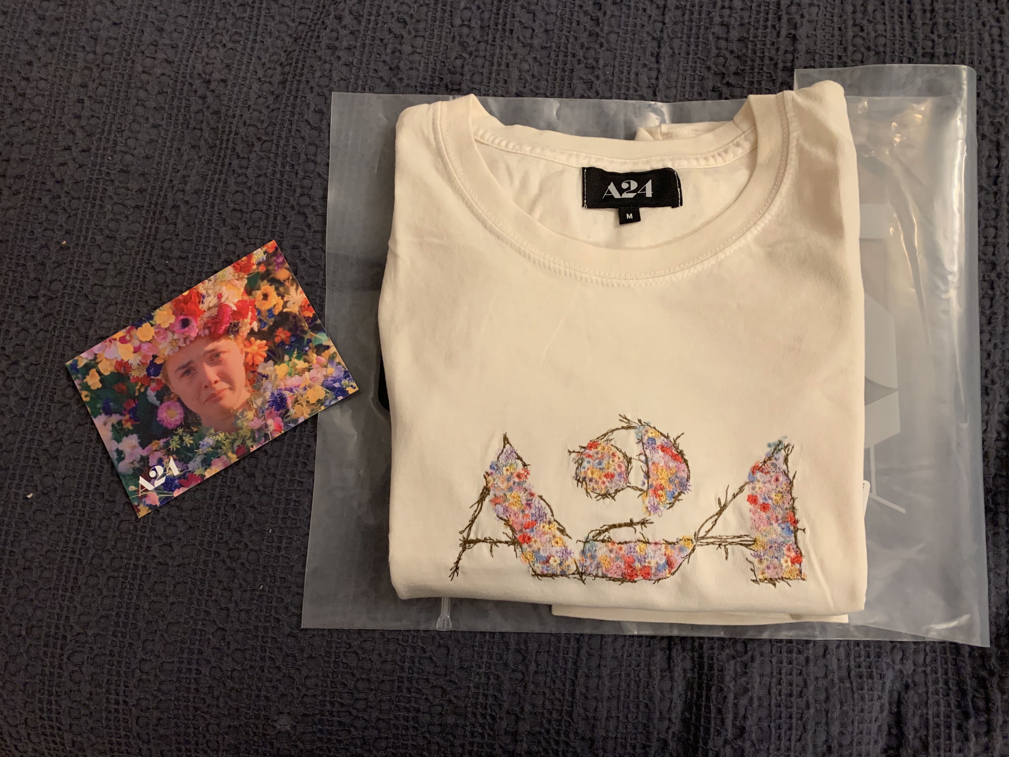 A24 A24 'May Queen' Midsommar Embroidered T-Shirt *RARE* | Grailed