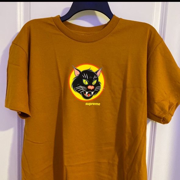 Black cat tee store supreme