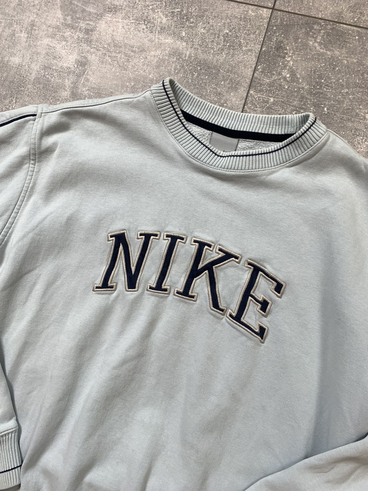 Nike × Vintage Nike vintage sweatshirt big logo Size US L / EU 52-54 / 3 - 4 Thumbnail