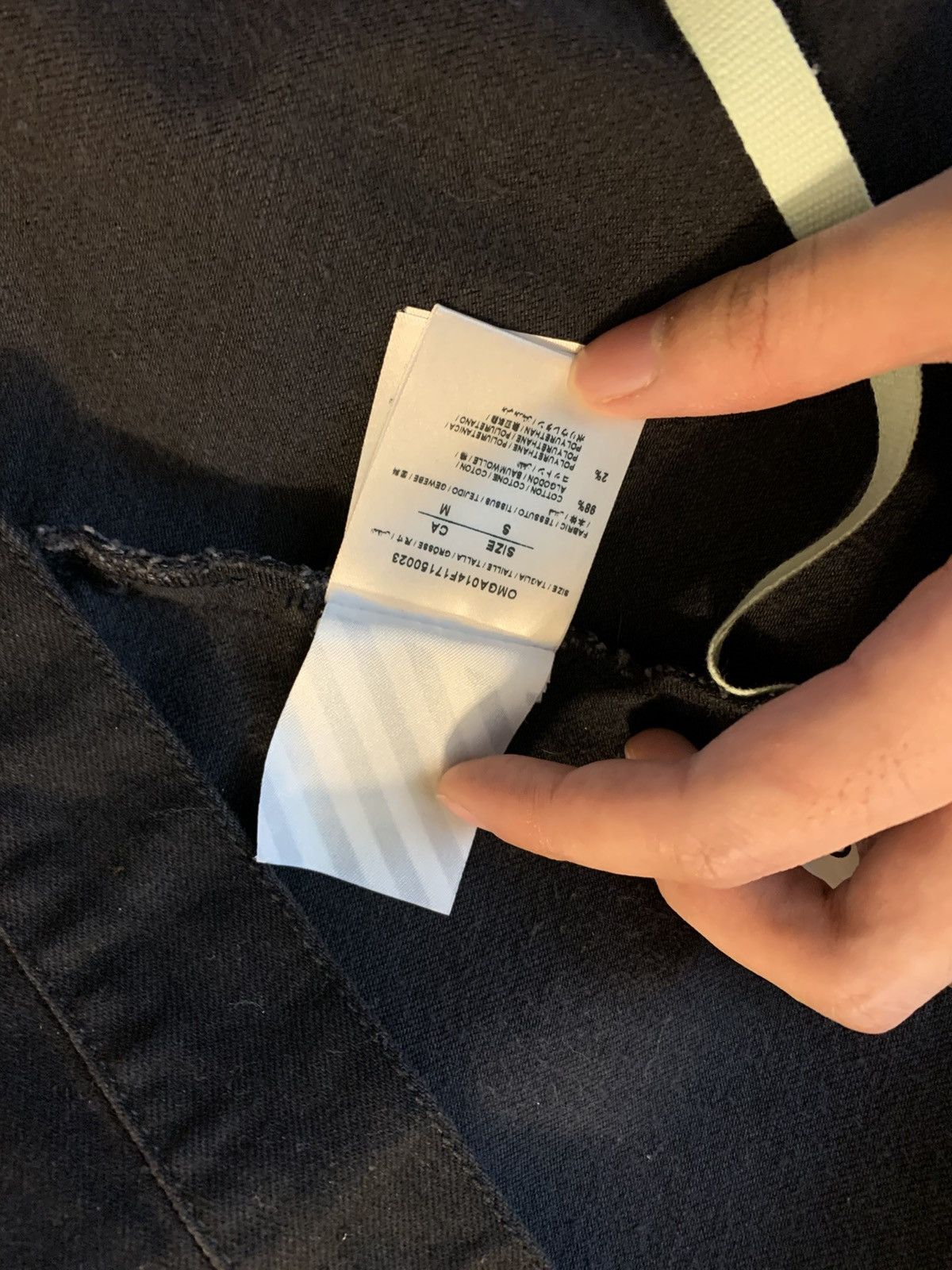 Off-White Off white checkered denim shirt Size US S / EU 44-46 / 1 - 6 Thumbnail