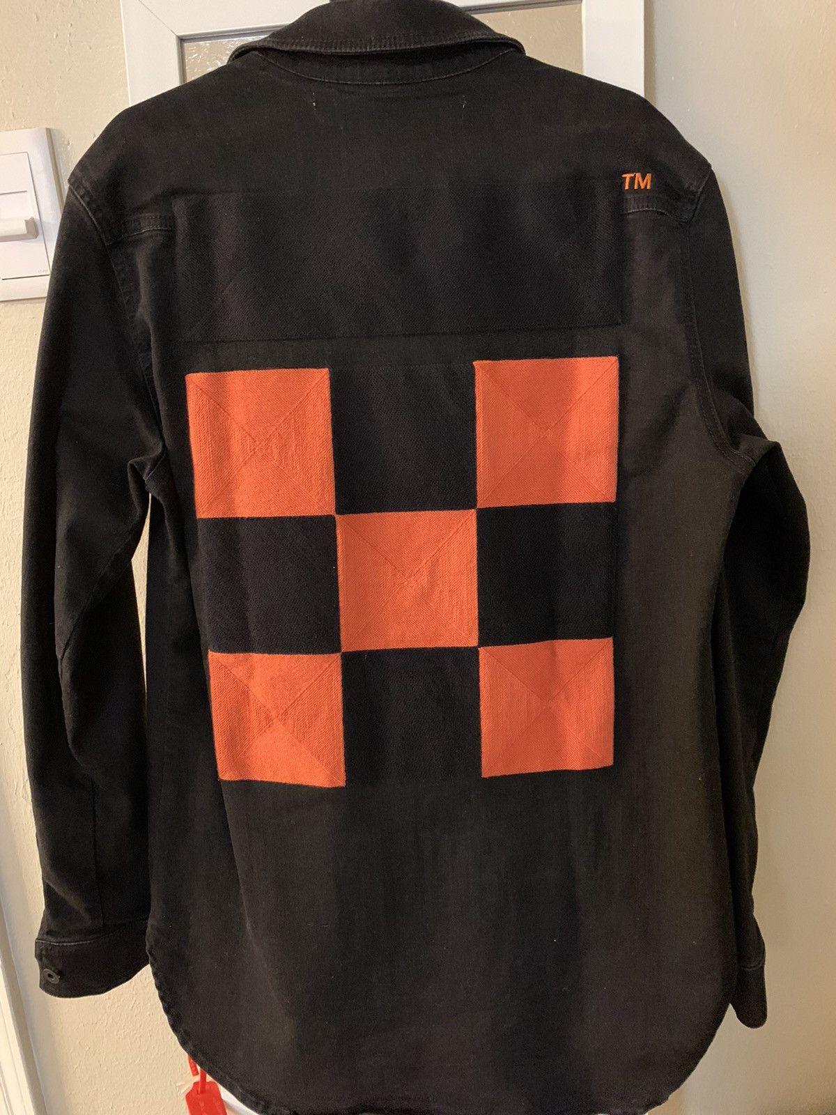 Off-White Off white checkered denim shirt Size US S / EU 44-46 / 1 - 3 Thumbnail