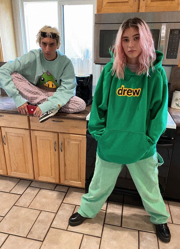 Drew hoodie green hotsell