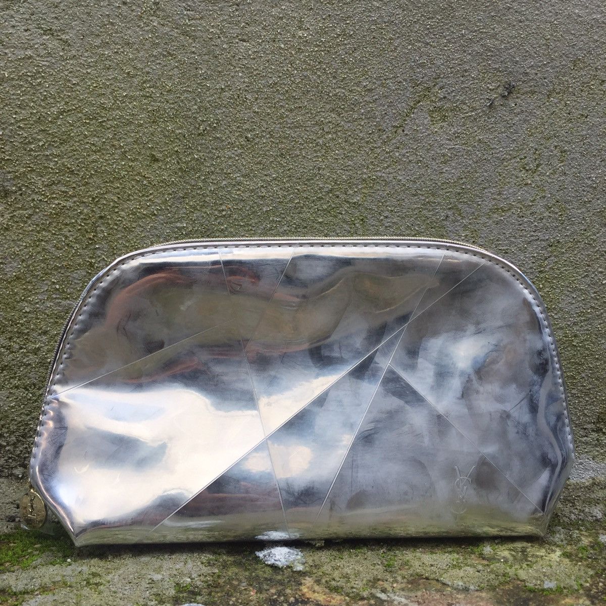 Yves Saint Laurent Ysl yves saint laurent pouch bag silver mirrored Size ONE SIZE - 3 Thumbnail