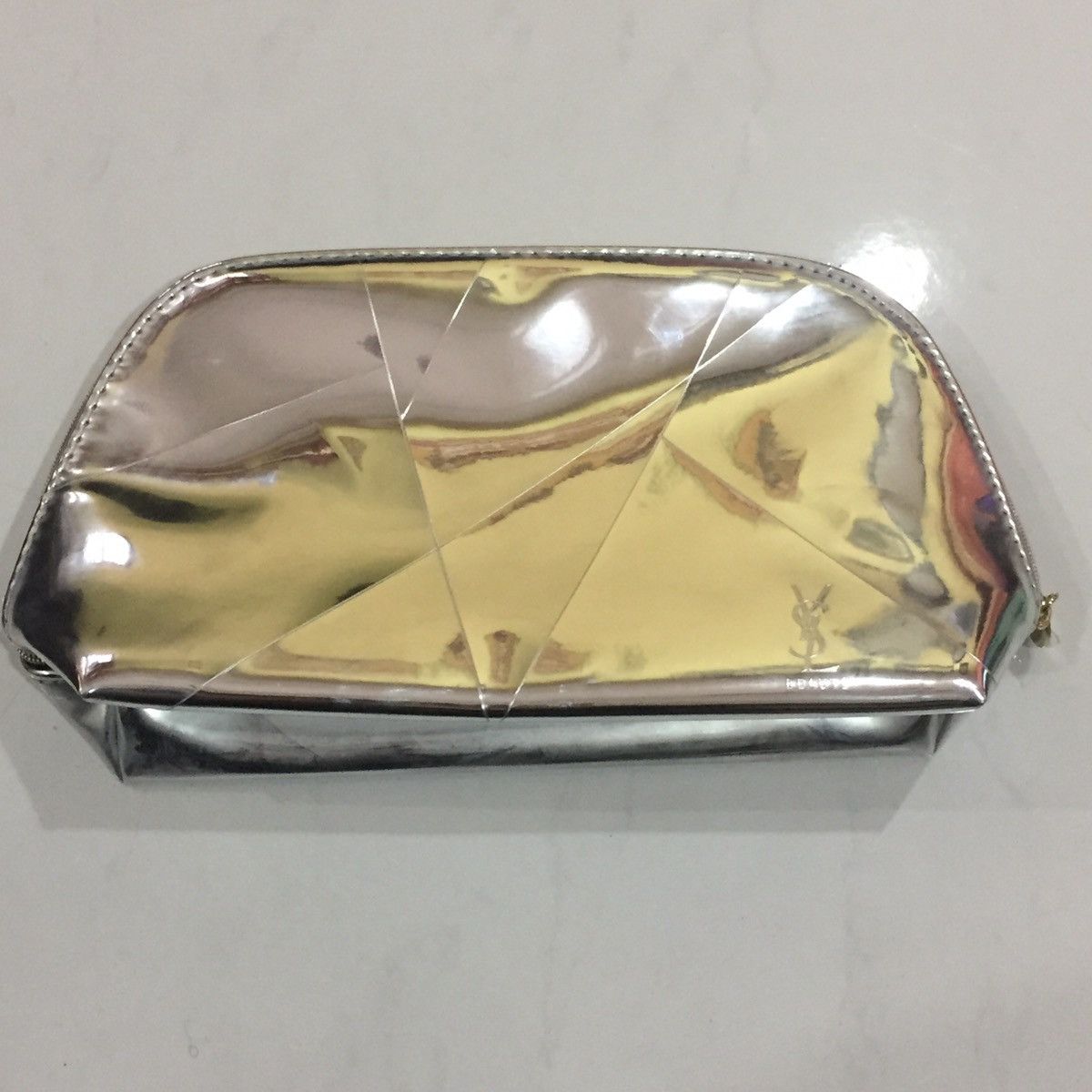 Yves Saint Laurent Ysl yves saint laurent pouch bag silver mirrored Size ONE SIZE - 9 Thumbnail