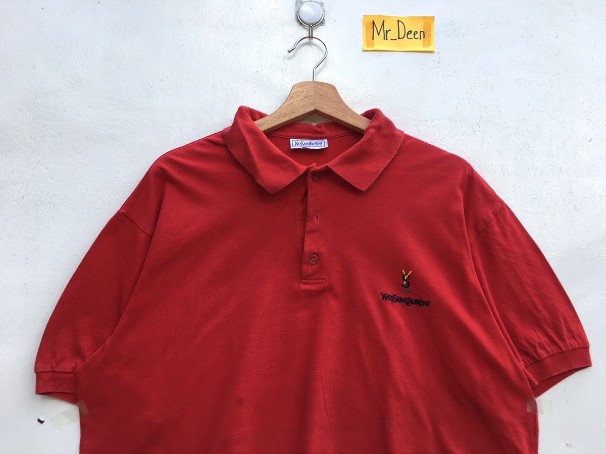 Yves Saint Laurent Vintage YSL Yves Saint Laurent Small Logo Polo Shirt Size US L / EU 52-54 / 3 - 5 Thumbnail