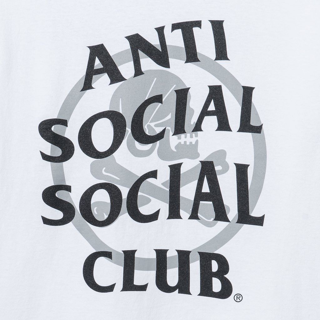 Anti Social Social Club × Neighborhood DS Black ASSC x NBHD Cambered White Tee BAPE FTP KITH KAWS Size US XL / EU 56 / 4 - 5 Thumbnail
