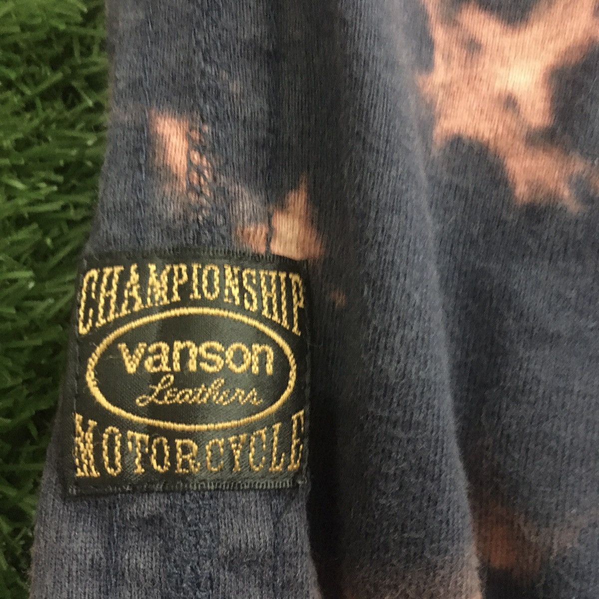 Vanson Leathers Vanson Long Sleeve Acid Wash Nice Design Size US M / EU 48-50 / 2 - 3 Thumbnail