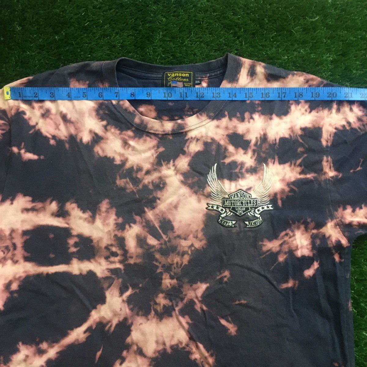 Vanson Leathers Vanson Long Sleeve Acid Wash Nice Design Size US M / EU 48-50 / 2 - 11 Thumbnail