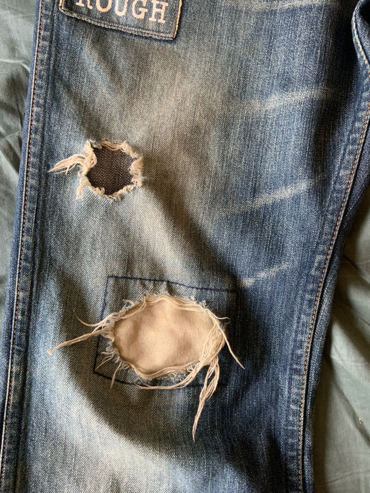Number (N)ine 2002 Number (n)ine Patchwork Poem Denim Jeans Size US 31 - 5 Thumbnail