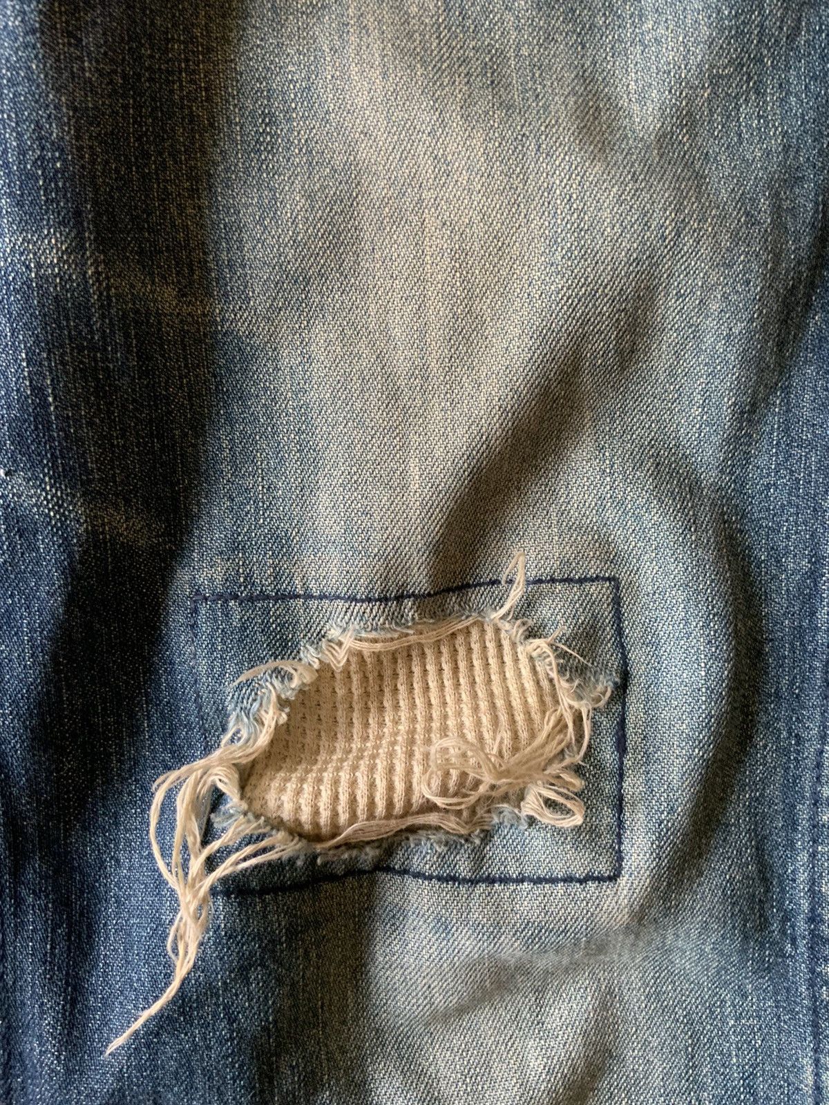 Number (N)ine 2002 Number (n)ine Patchwork Poem Denim Jeans Size US 31 - 6 Thumbnail